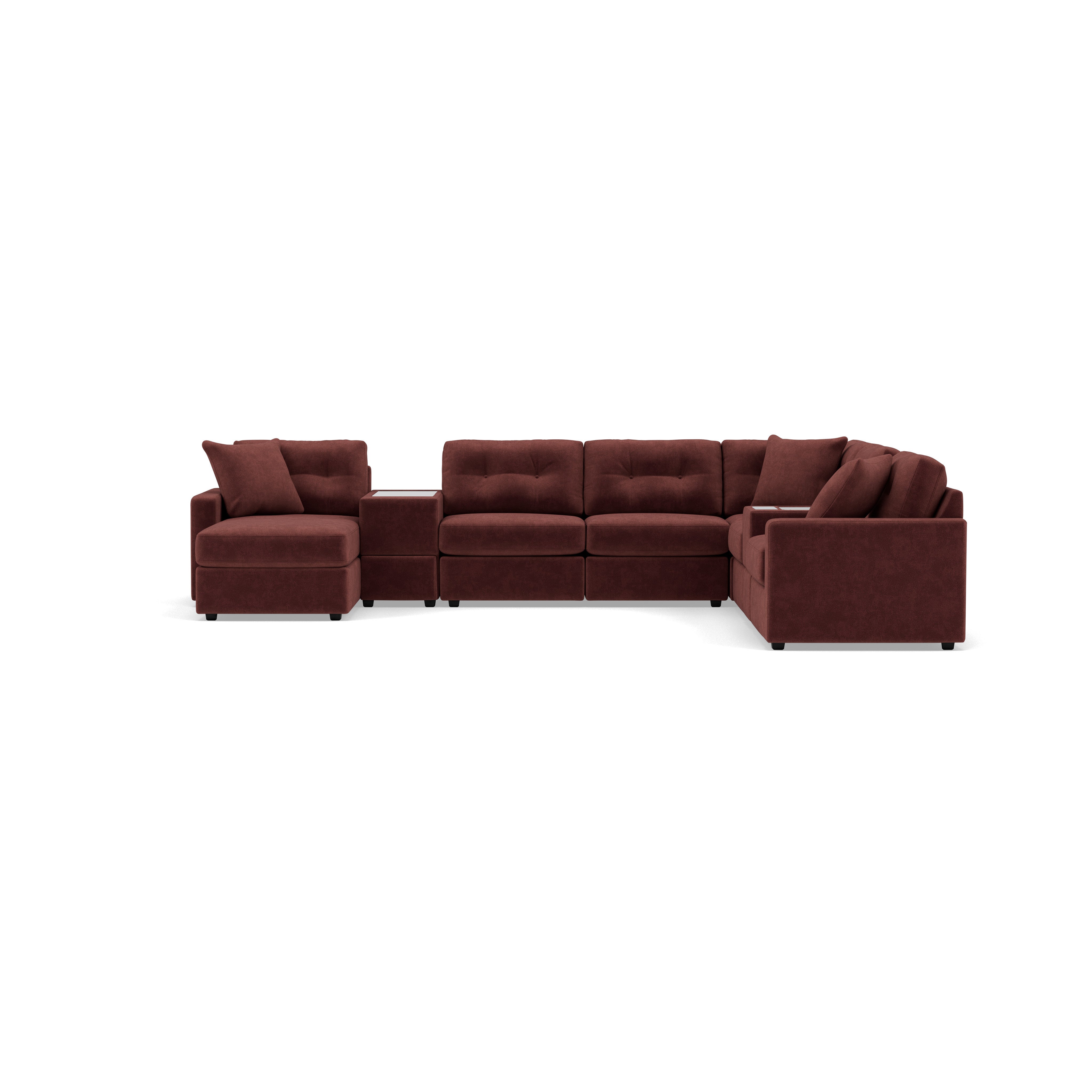 Drew & Jonathan Home Modular One 8-Pc. Chaise Sectional