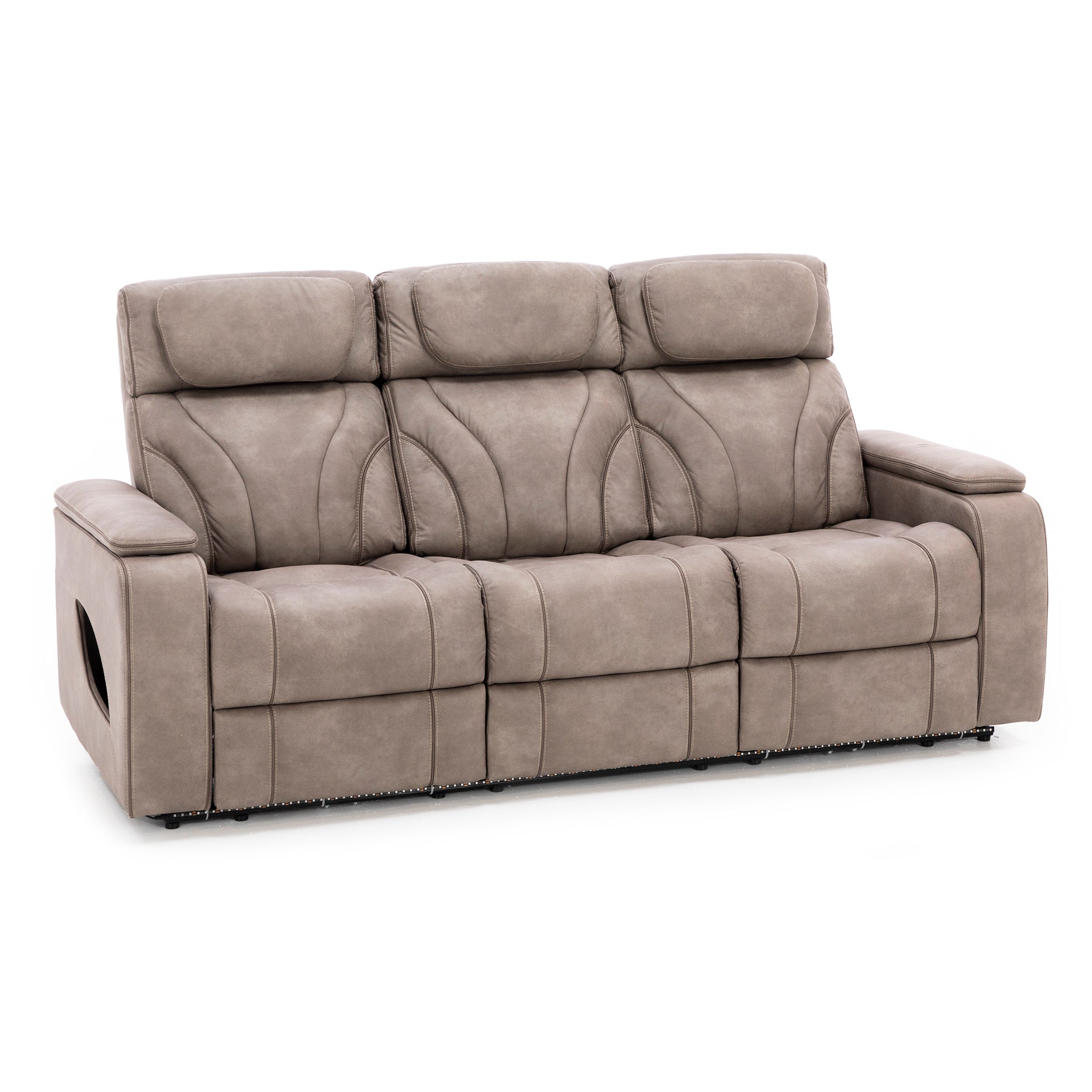 Torino Fully Loaded Zero Gravity Reclining Sofa With Air Massage, Heat, Drop Down Table and Lights