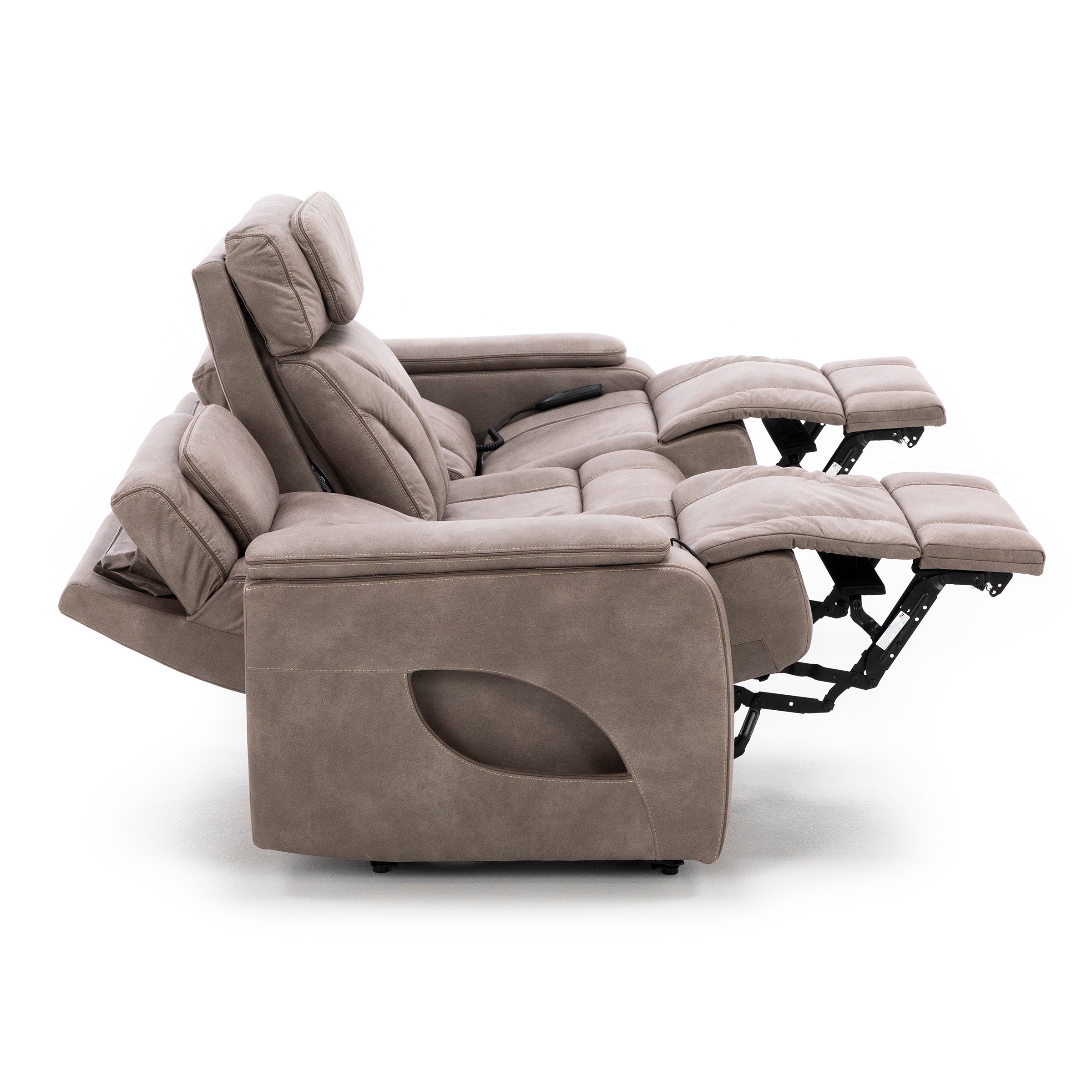 Torino Fully Loaded Zero Gravity Reclining Sofa With Air Massage, Heat, Drop Down Table and Lights