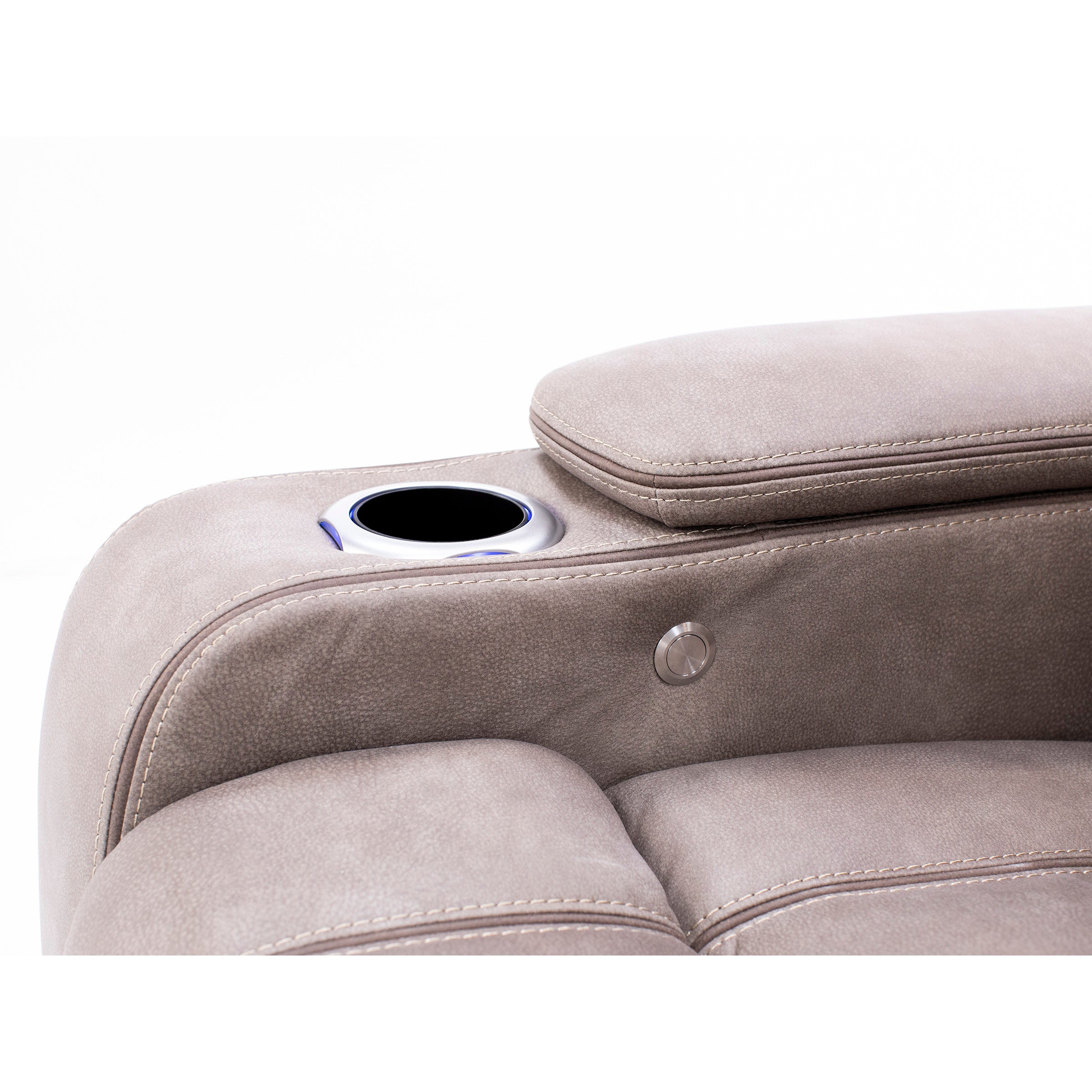 Torino Fully Loaded Zero Gravity Reclining Sofa With Air Massage, Heat, Drop Down Table and Lights