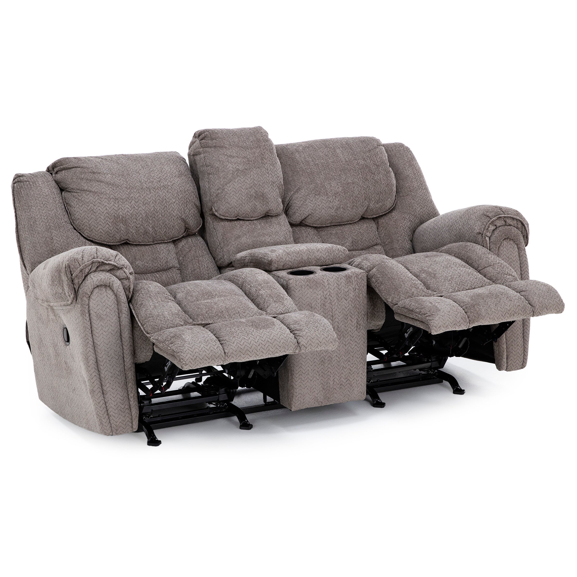 Harlow Rocker Reclining Console Loveseat