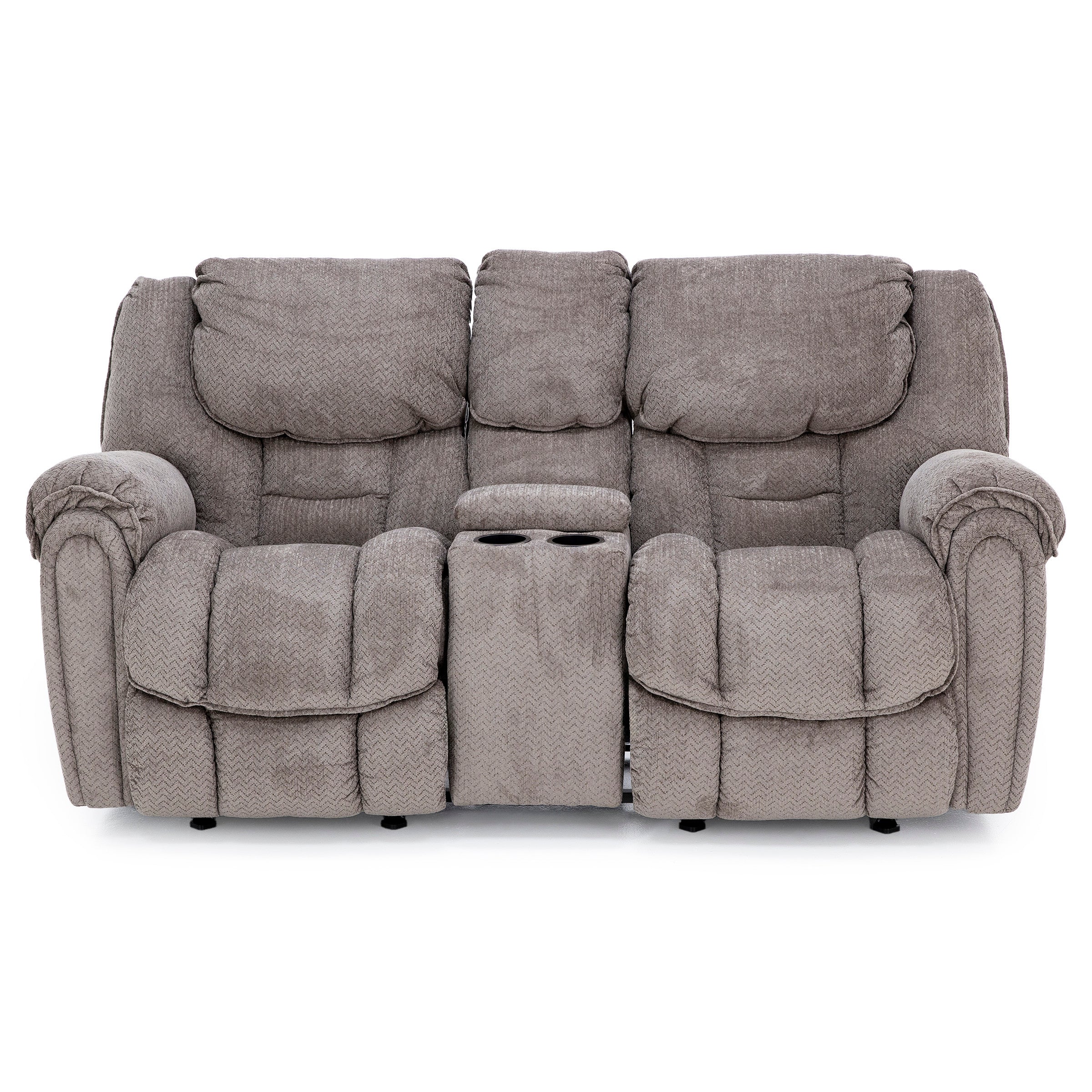 Harlow Rocker Reclining Console Loveseat