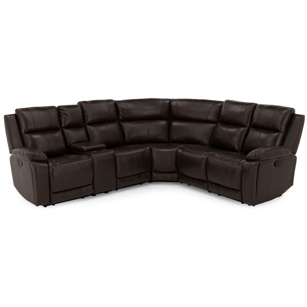 Palace 6-Pc. Leather Reclining Modular