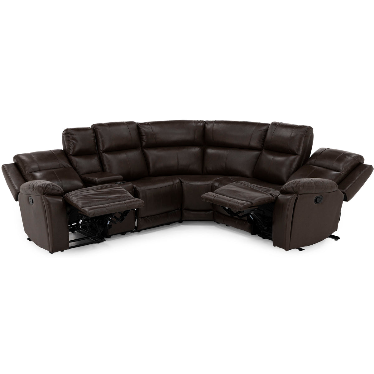 Palace 6-Pc. Leather Reclining Modular