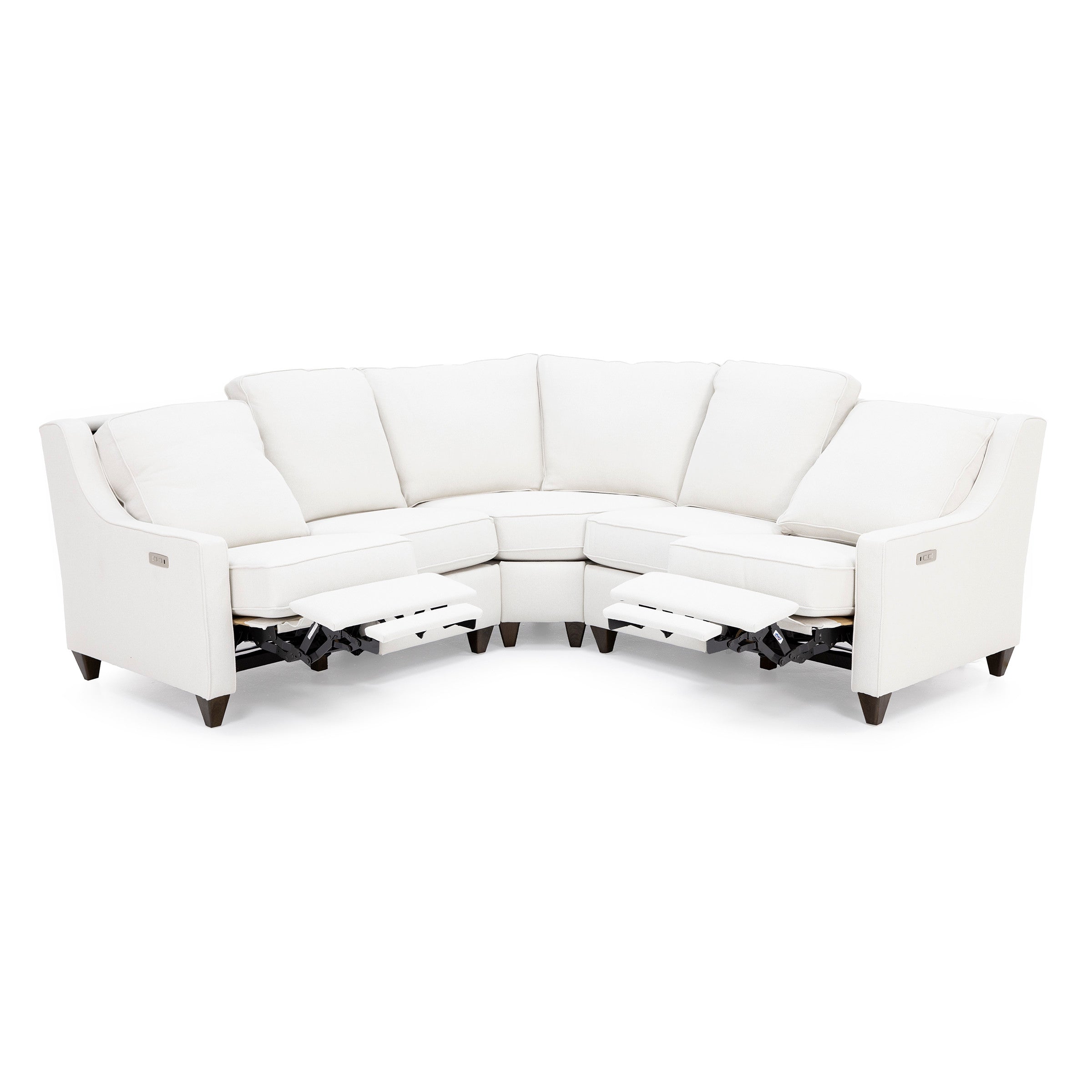Reclining Your Way 3-Pc. Power Headrest Wall Saver Reclining Modular