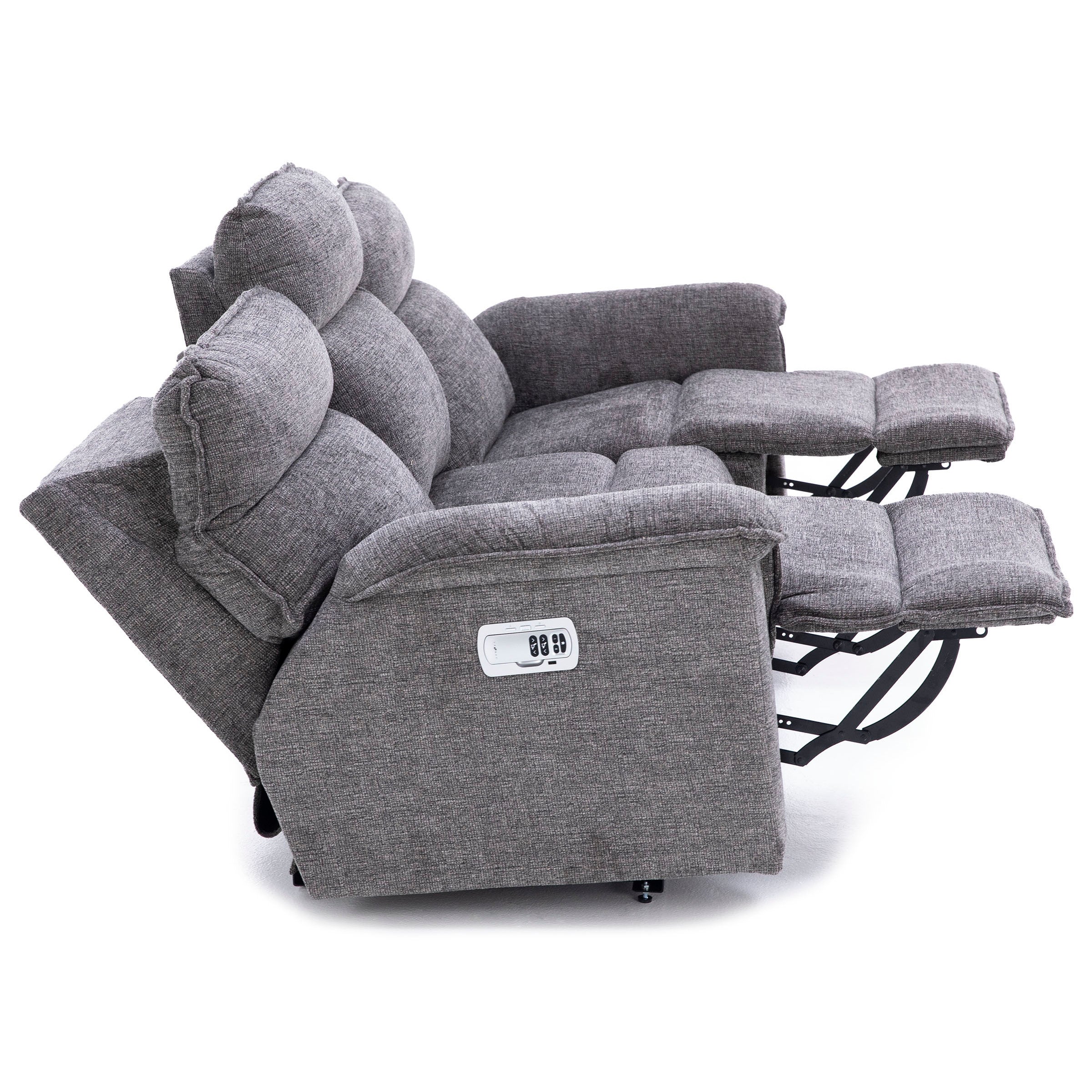 Jay Power Headrest Reclining Sofa With Dual Wireless Remotes