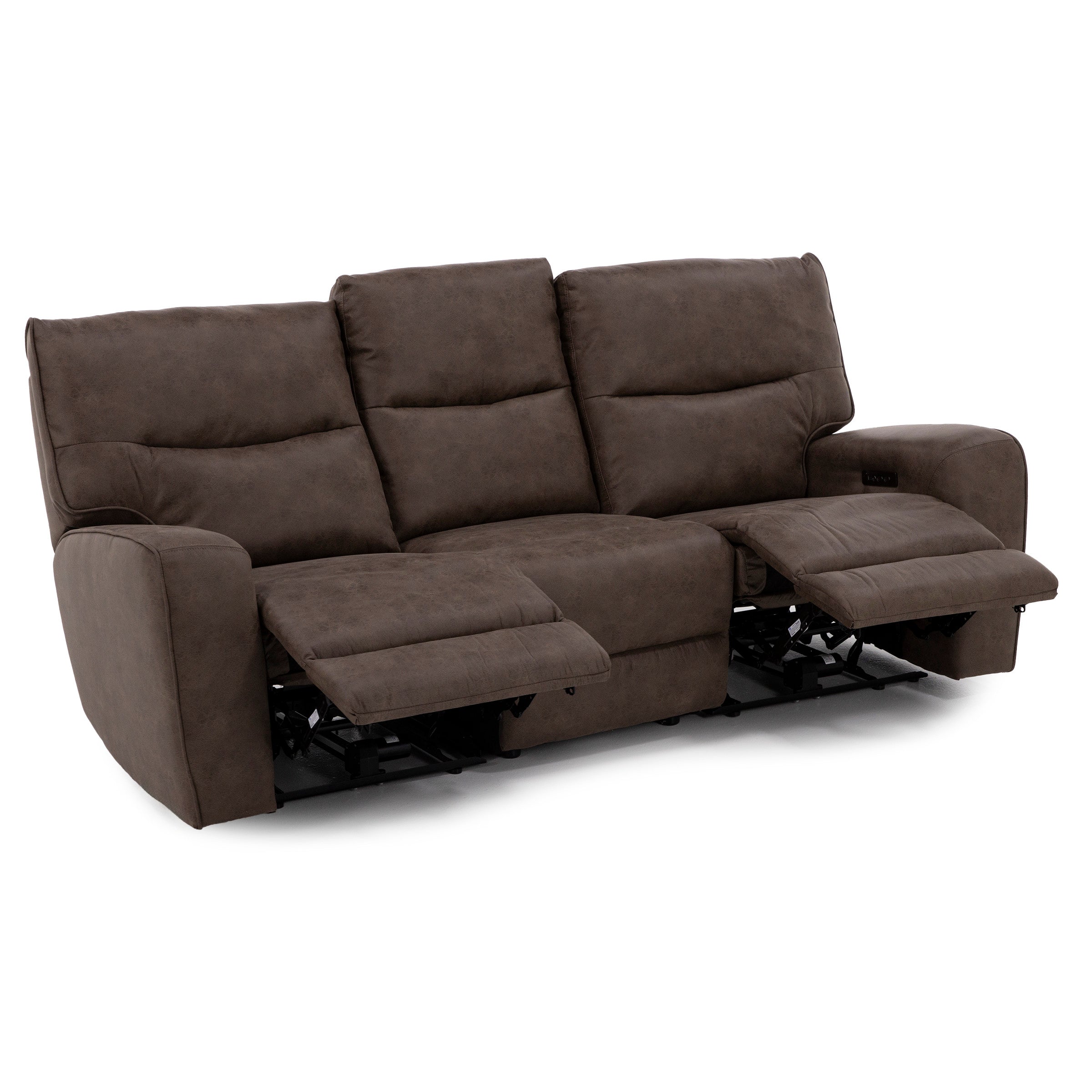 Hardin 3-Pc. Power Headrest Reclining Sofa With Drop Down Table