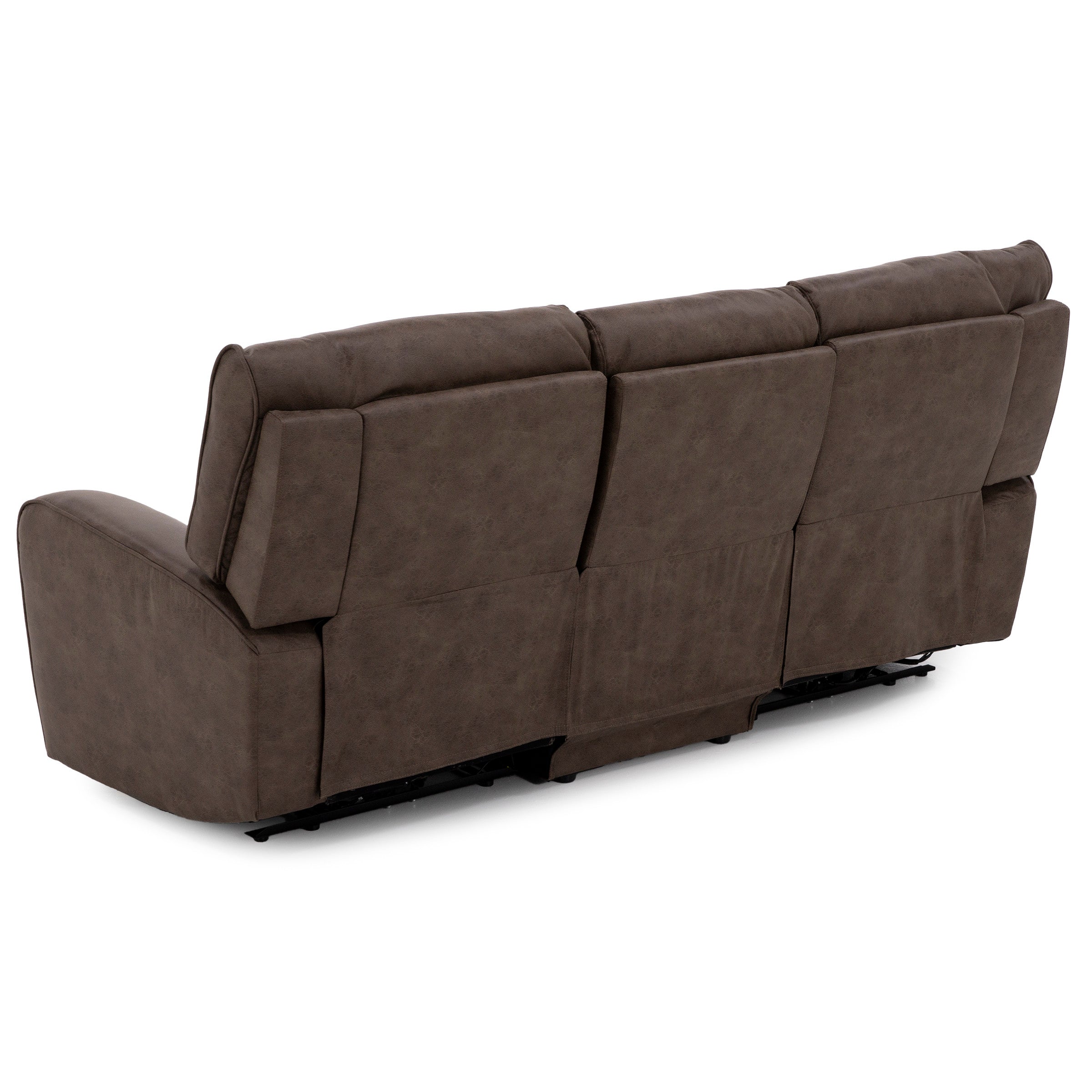 Hardin 3-Pc. Power Headrest Reclining Sofa With Drop Down Table
