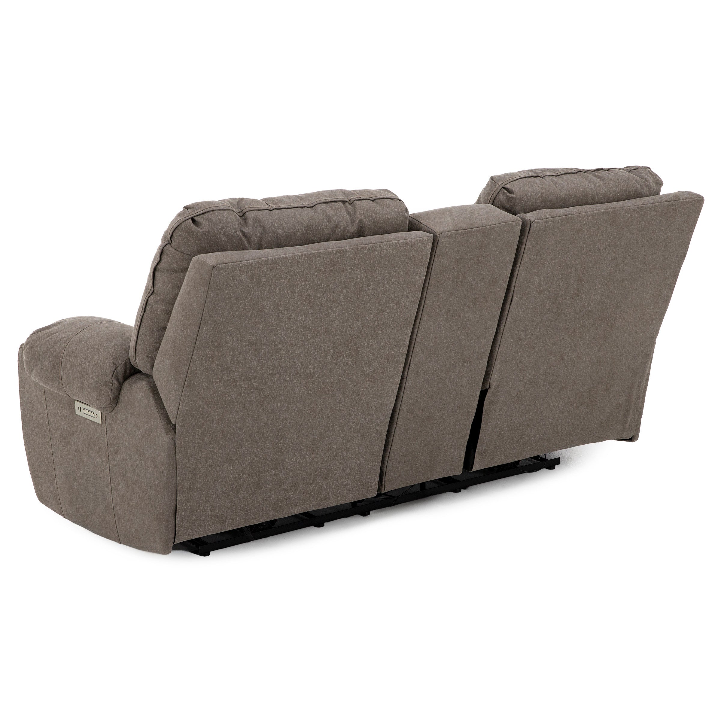 Cheyenne Fully Loaded Zero Gravity Reclining Console Loveseat In Performance Fabric