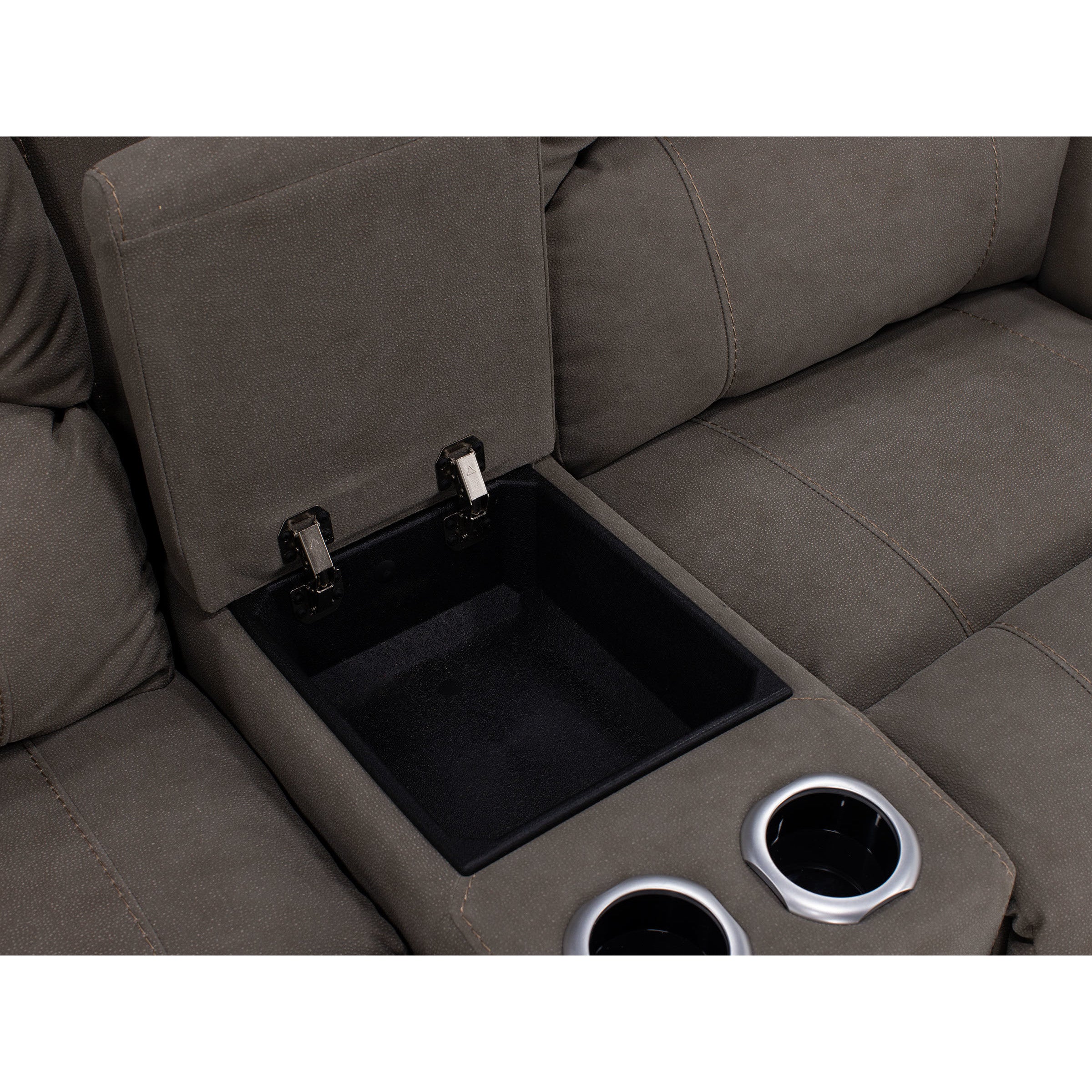 Cheyenne Fully Loaded Zero Gravity Reclining Console Loveseat In Performance Fabric