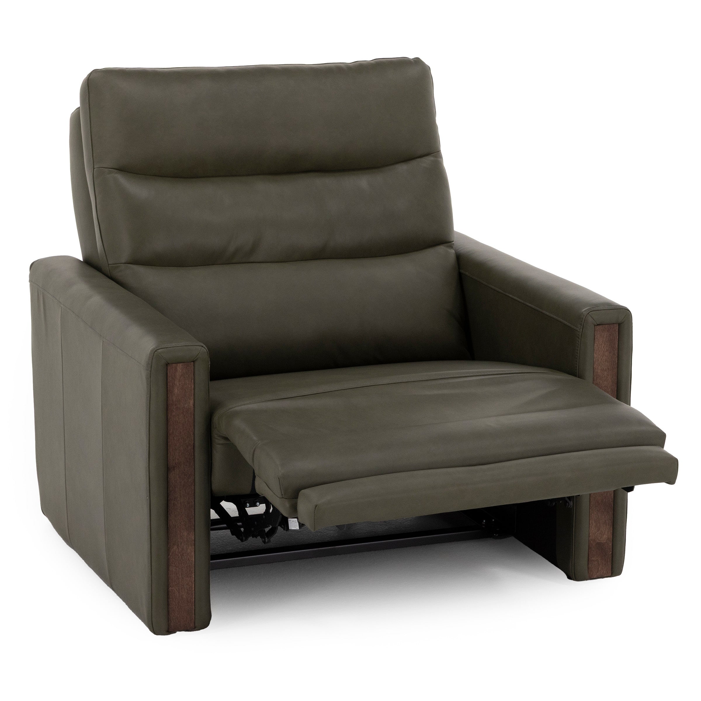 Conway Leather Fully Loaded Reclining Wide Chair