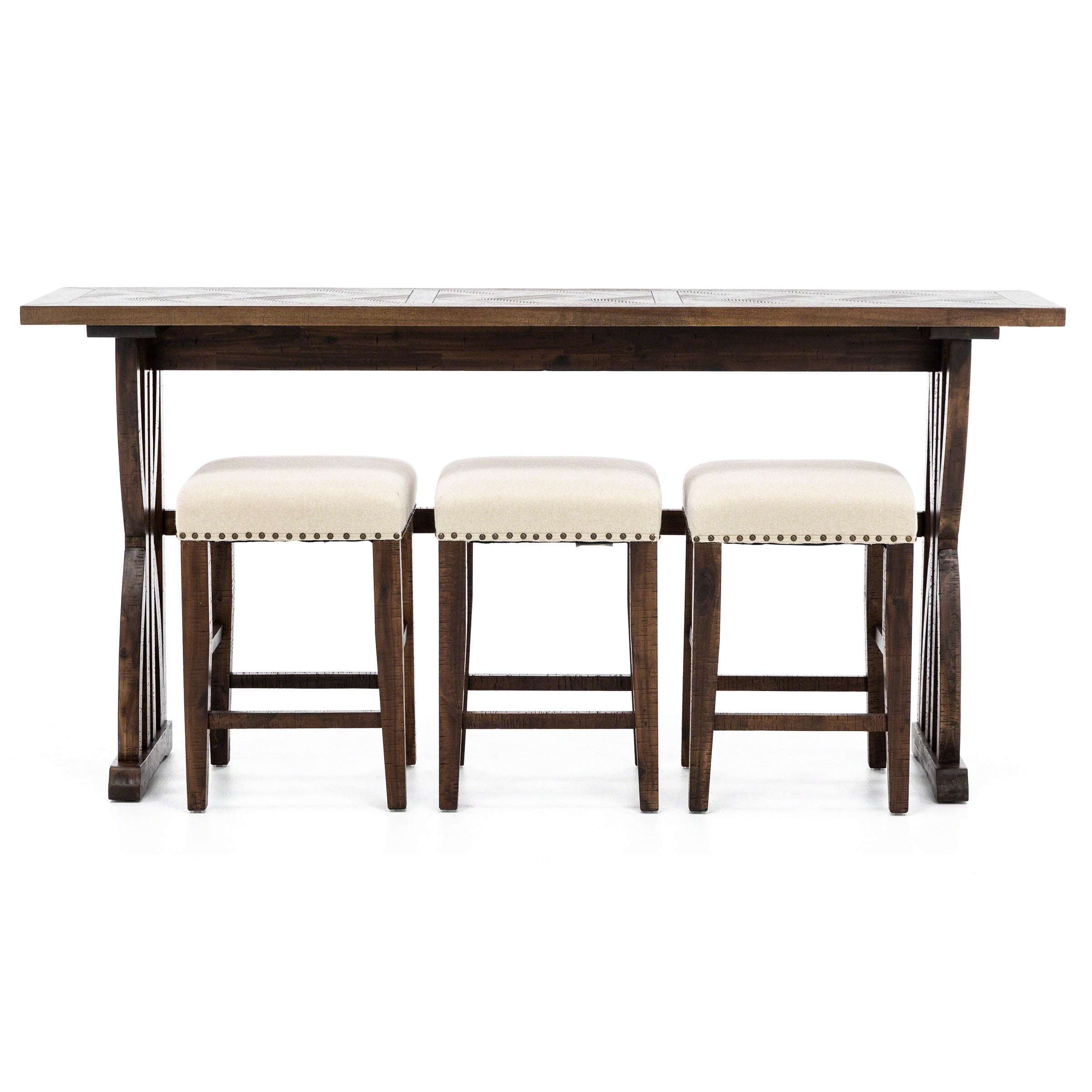 Fairview Oak 4pc Console Bar Set