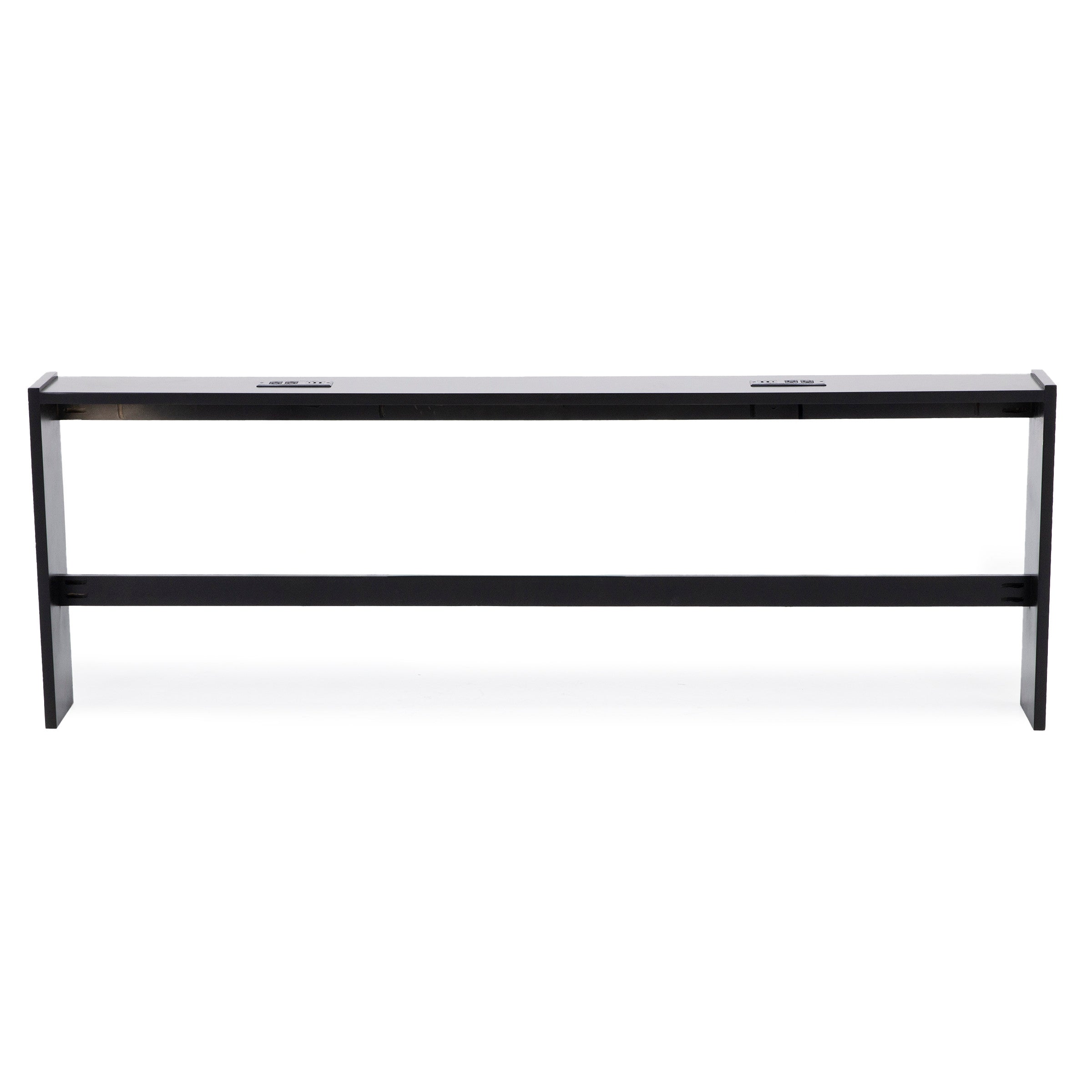86" Black Console Table