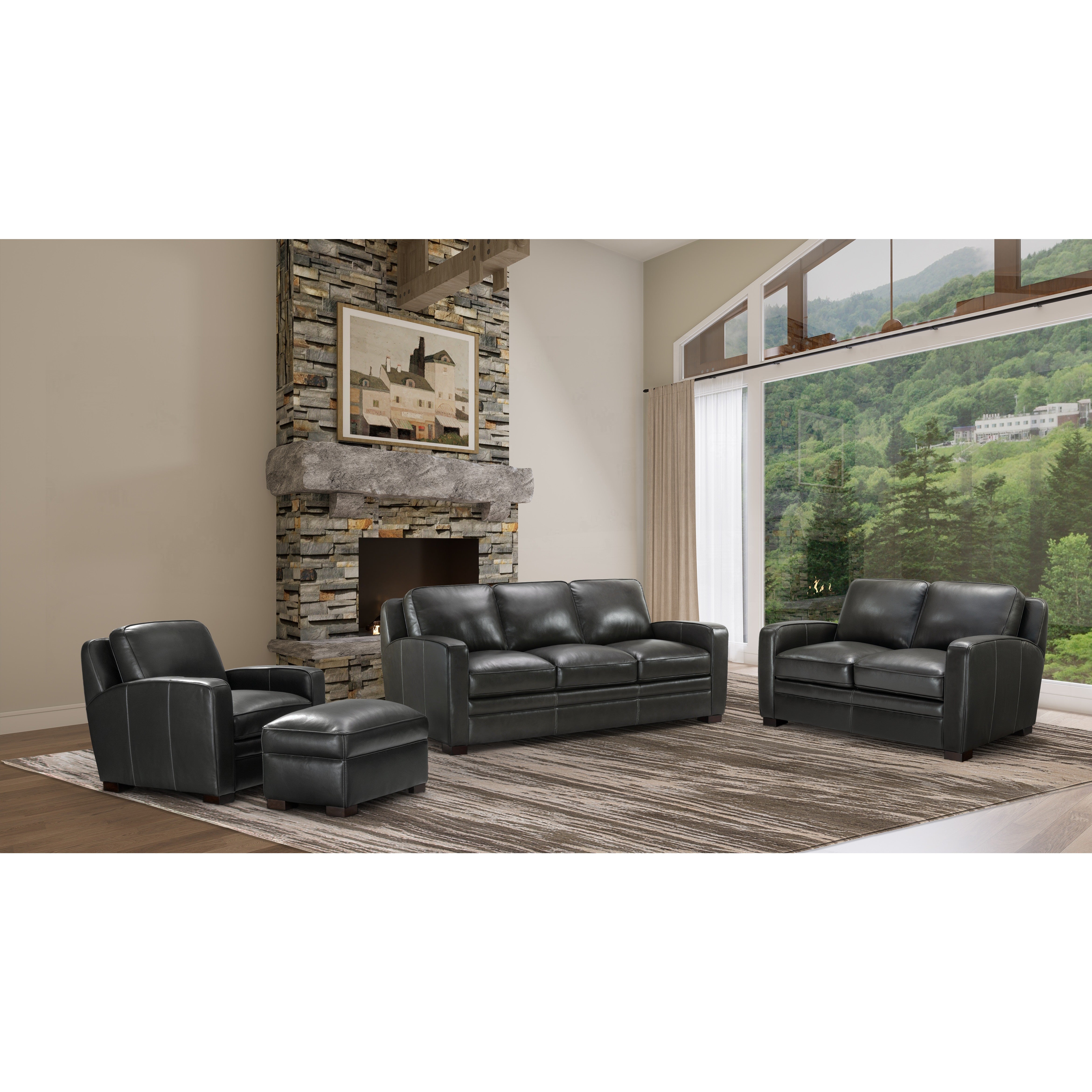 Oliver Leather Sofa