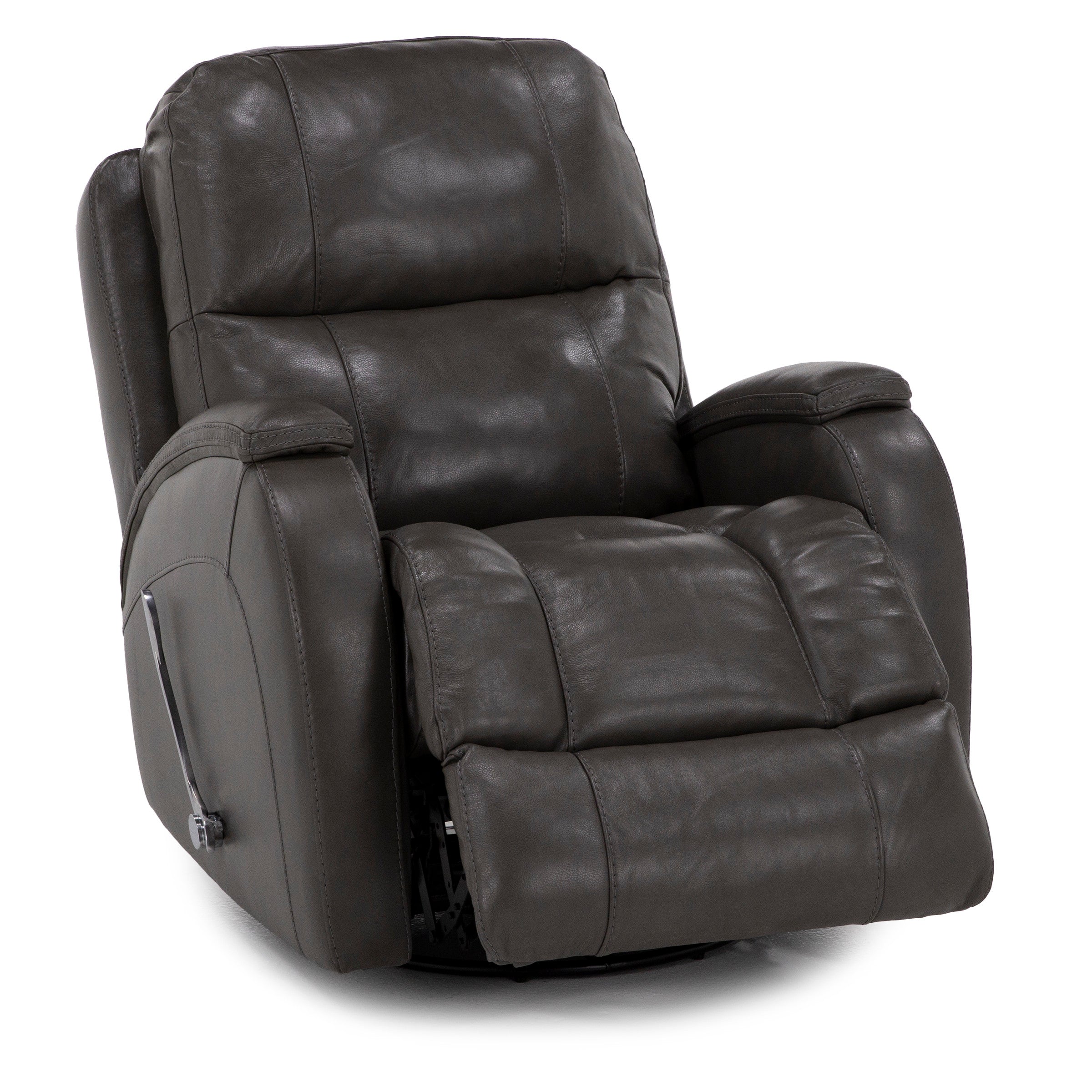 Tina Leather Swivel Glider Recliner