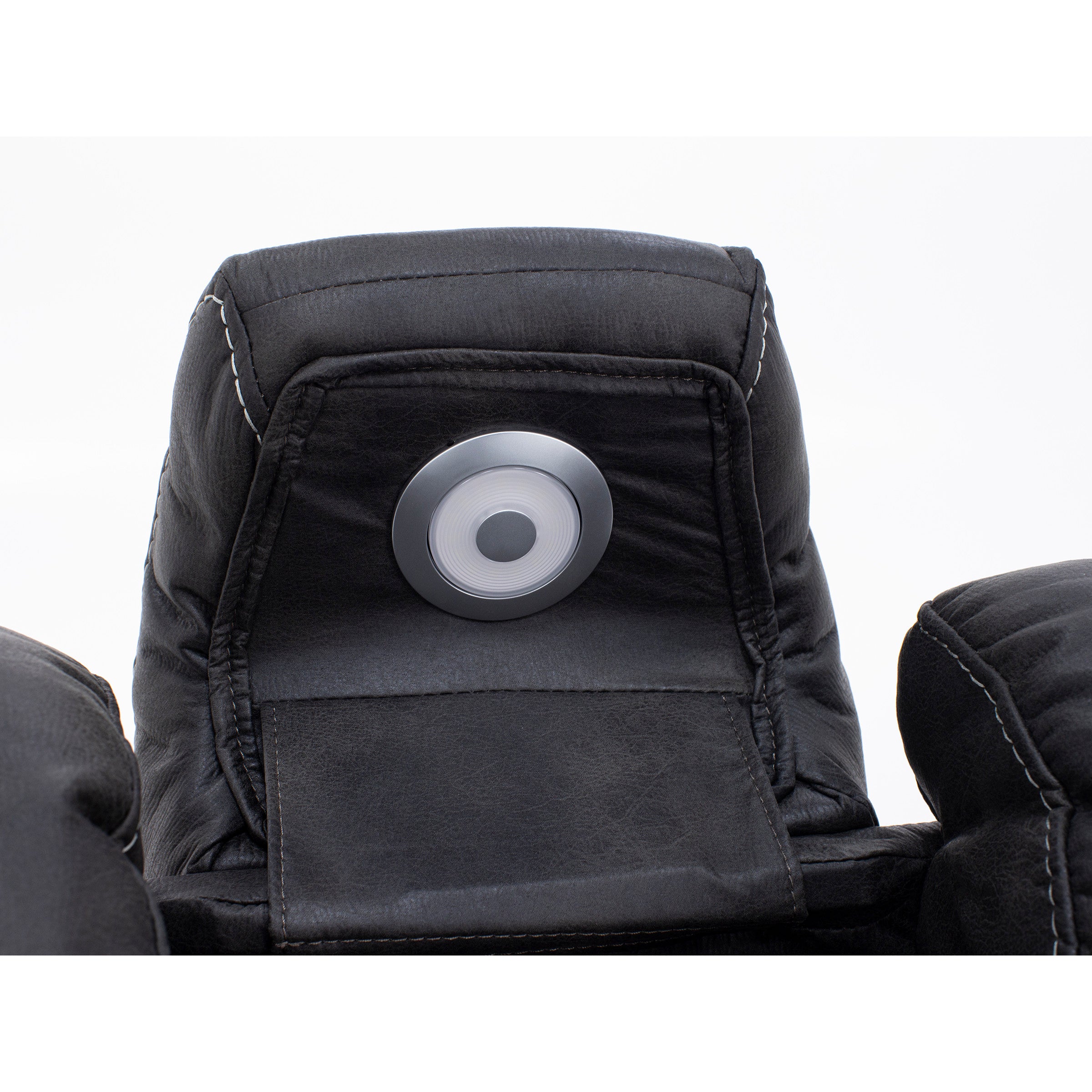 Dakota Power Headrest Zero Gravity Reclining Sofa With Drop Down Table