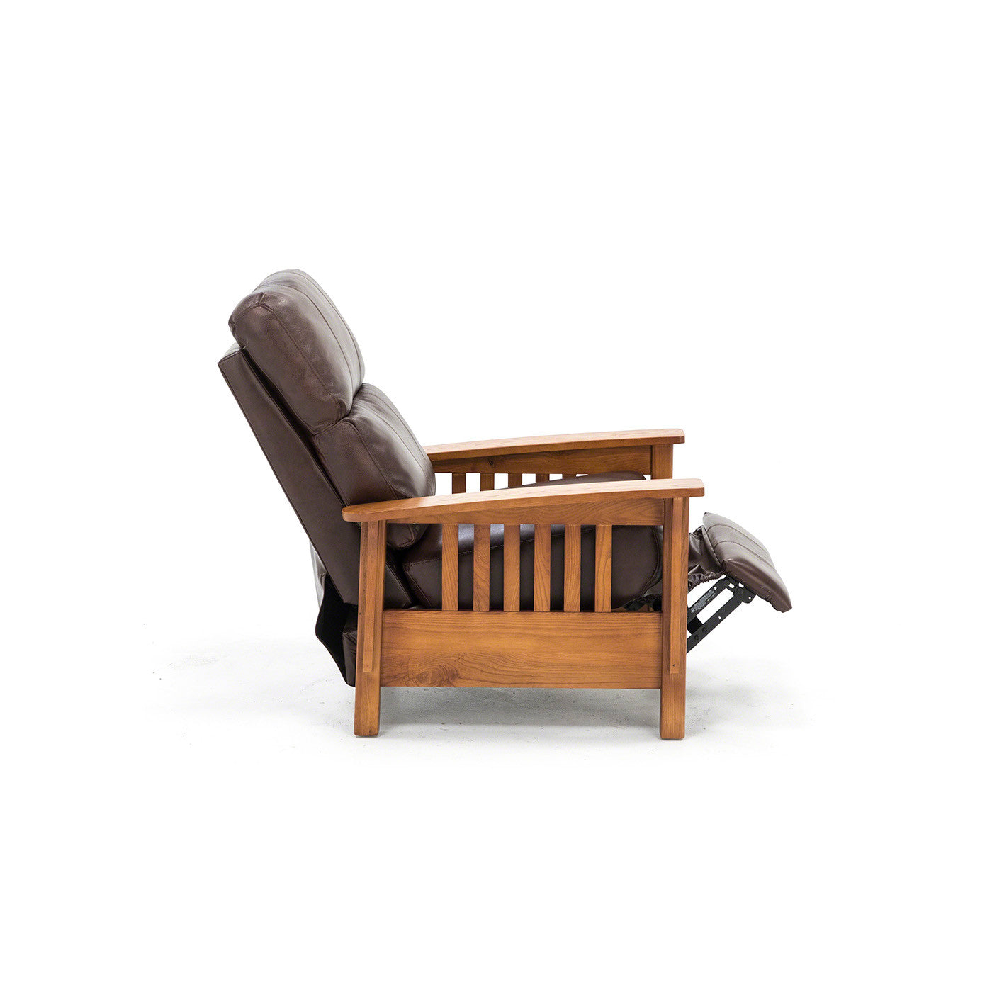 Direct DesignsÂ® Colton Leather Push Back High Leg Recliner