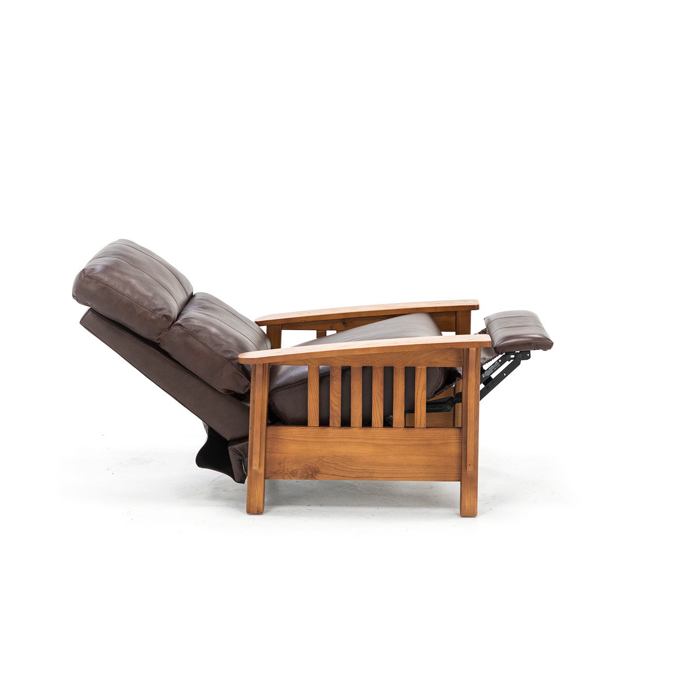 Direct DesignsÂ® Colton Leather Push Back High Leg Recliner