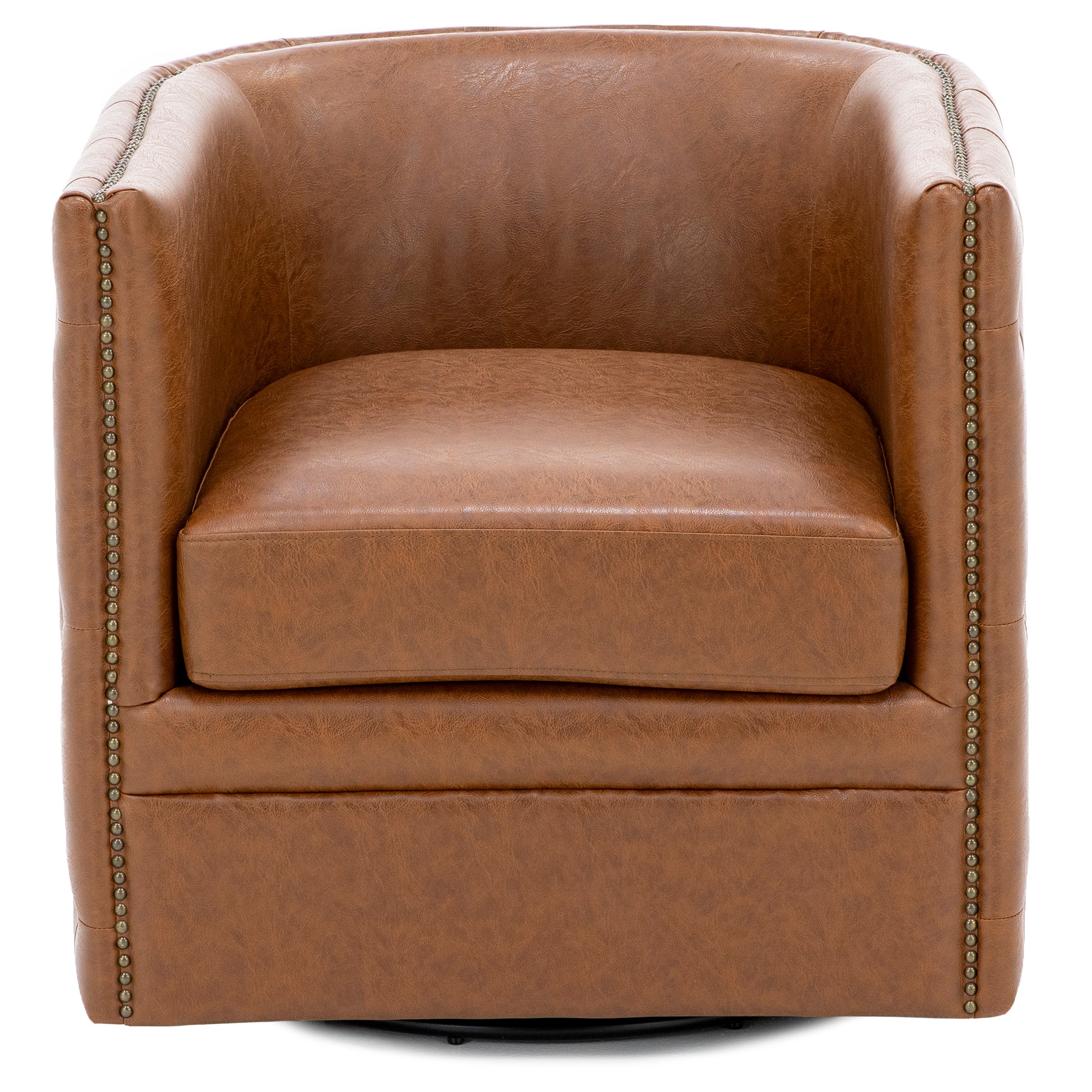 High Point Tufted Swivel Barrel Chair