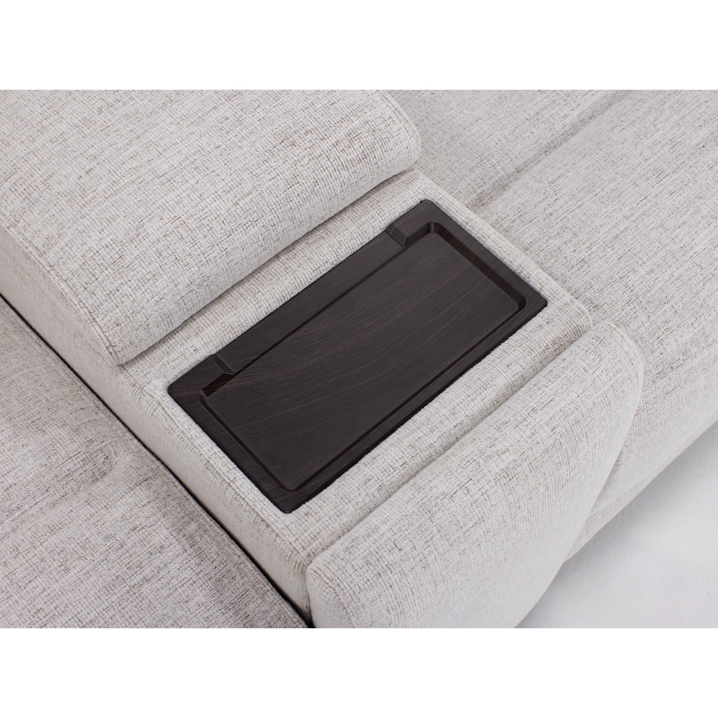 Flexsteel Shawna Power Headrest Reclining Console Loveseat
