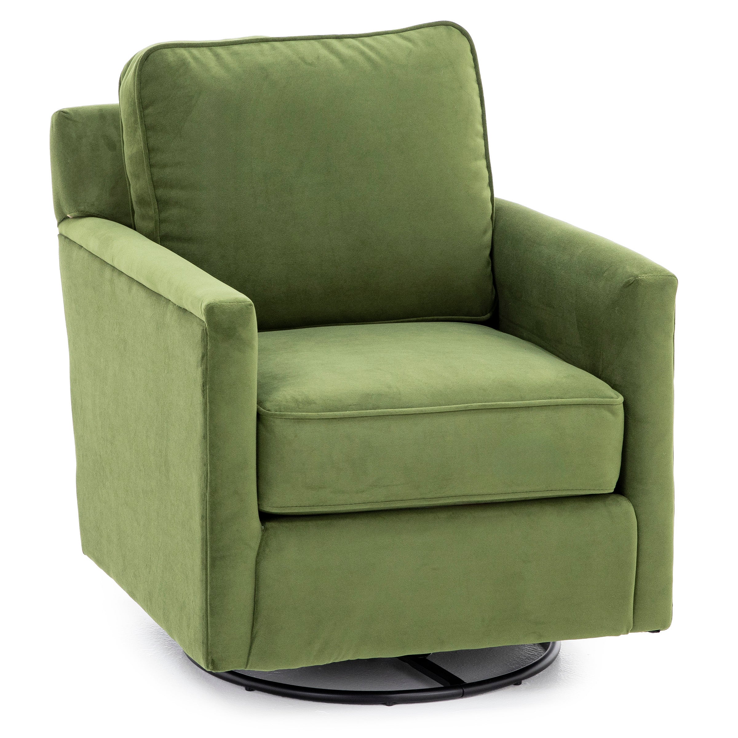 Fawn Swivel Glider Accent Chair