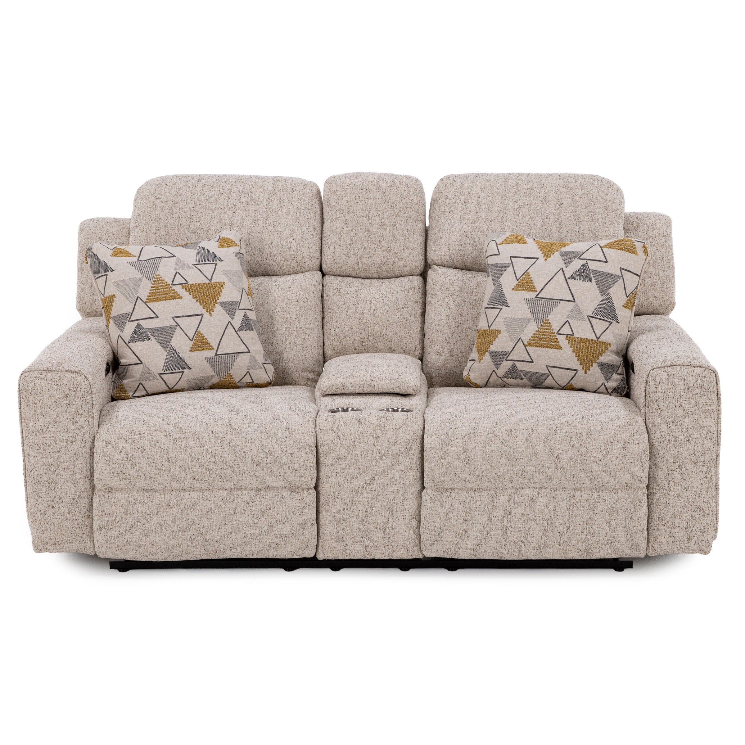 Banks Power Headrest Console Reclining Loveseat