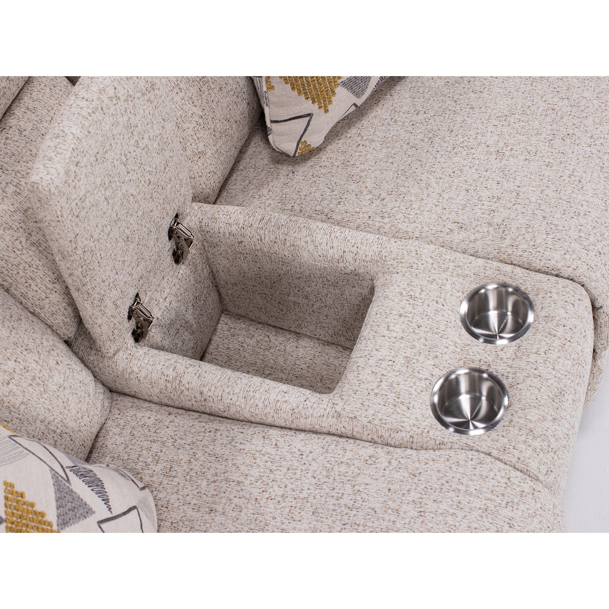 Banks Power Headrest Console Reclining Loveseat