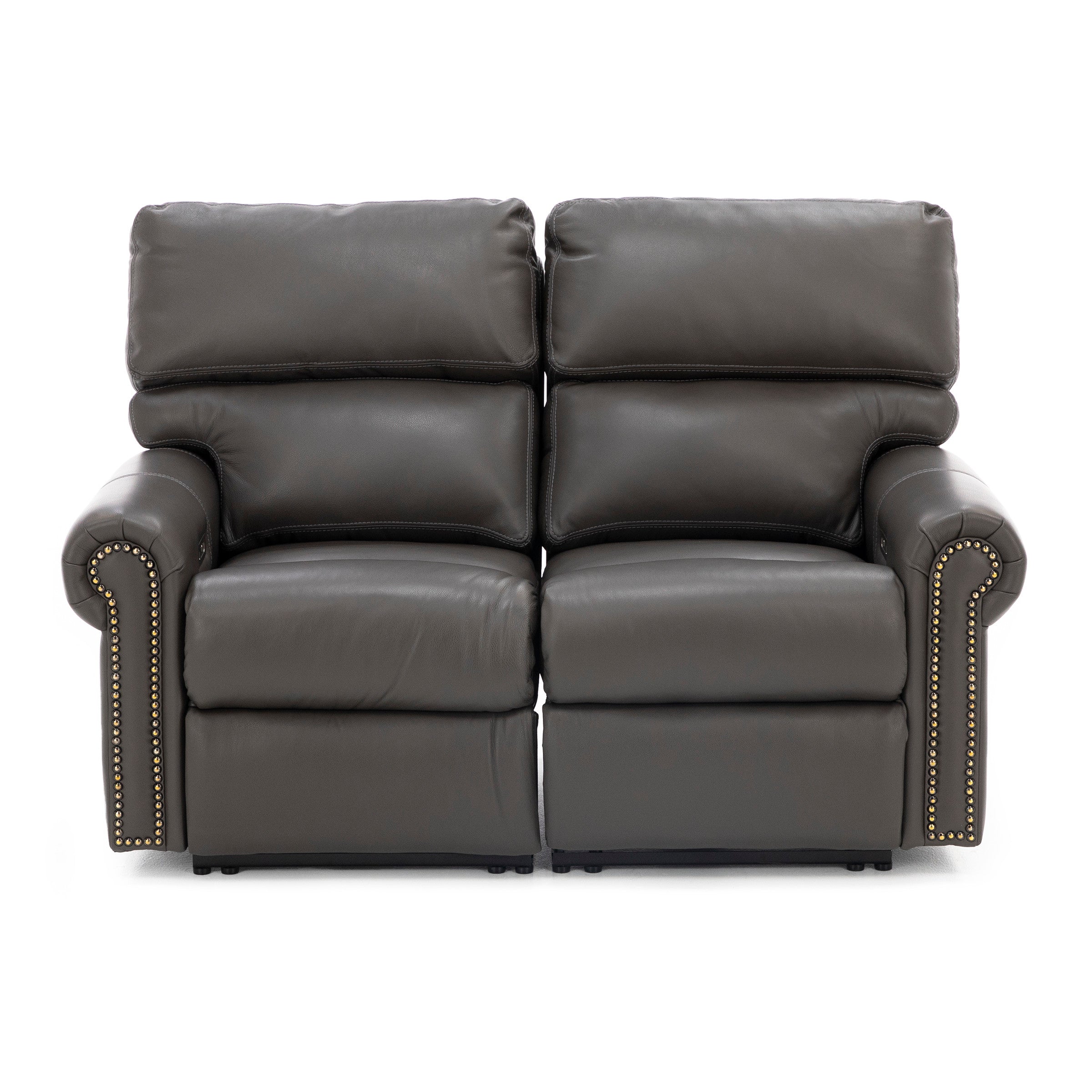 Design and Recline Connor Leather Power Reclining Loveseat