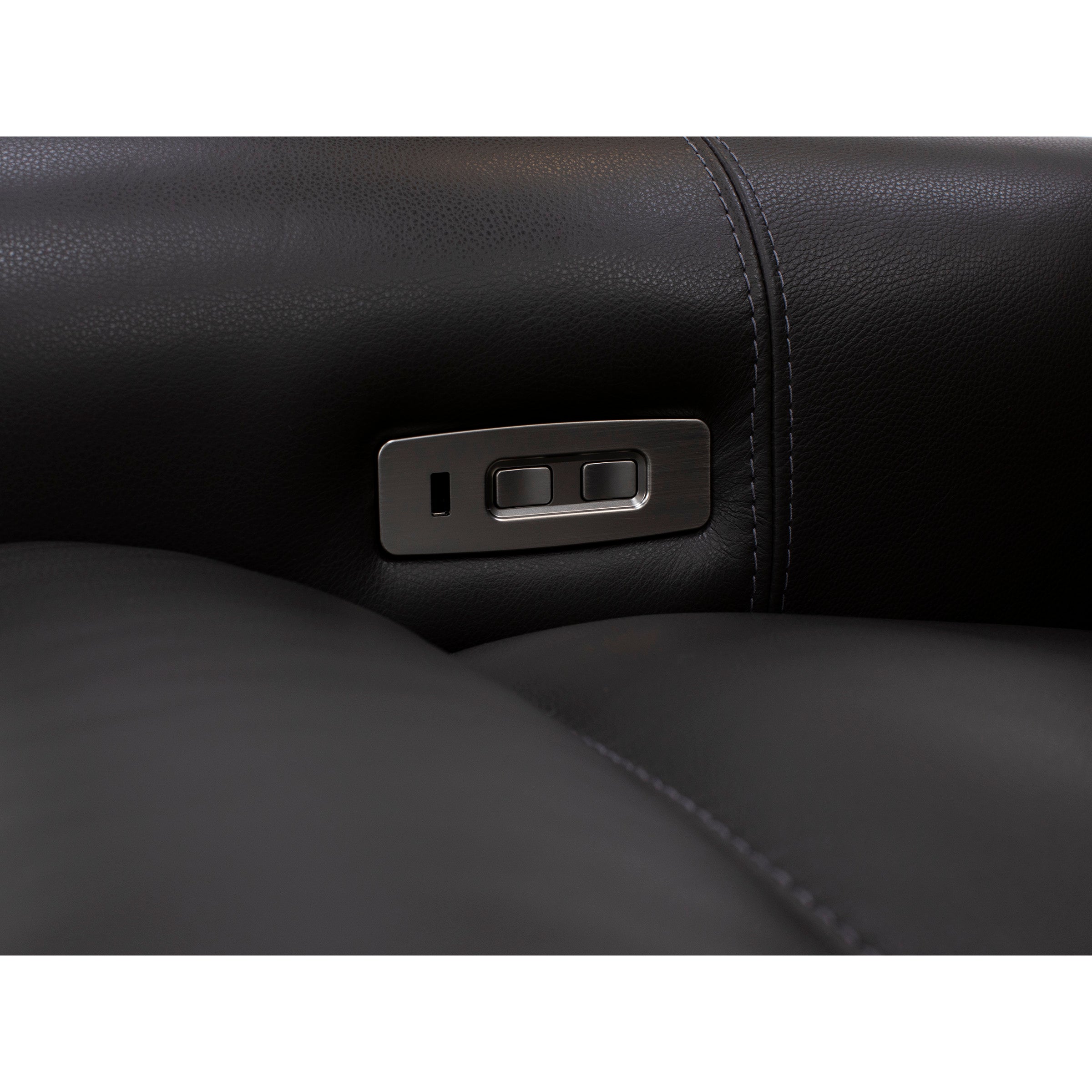Design and Recline Connor Leather Power Reclining Loveseat
