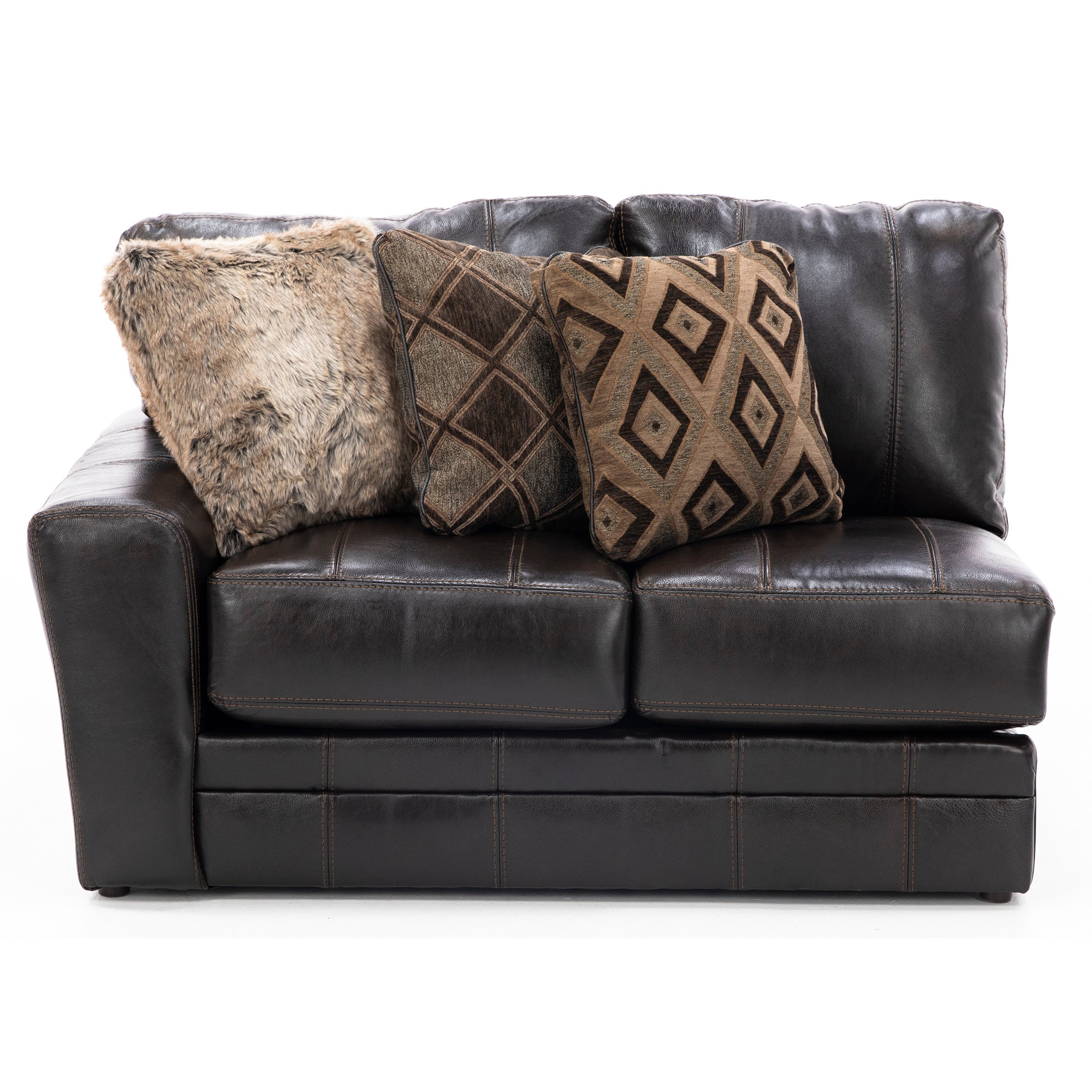 Camden 2-Pc. Leather Sectional with Chaise