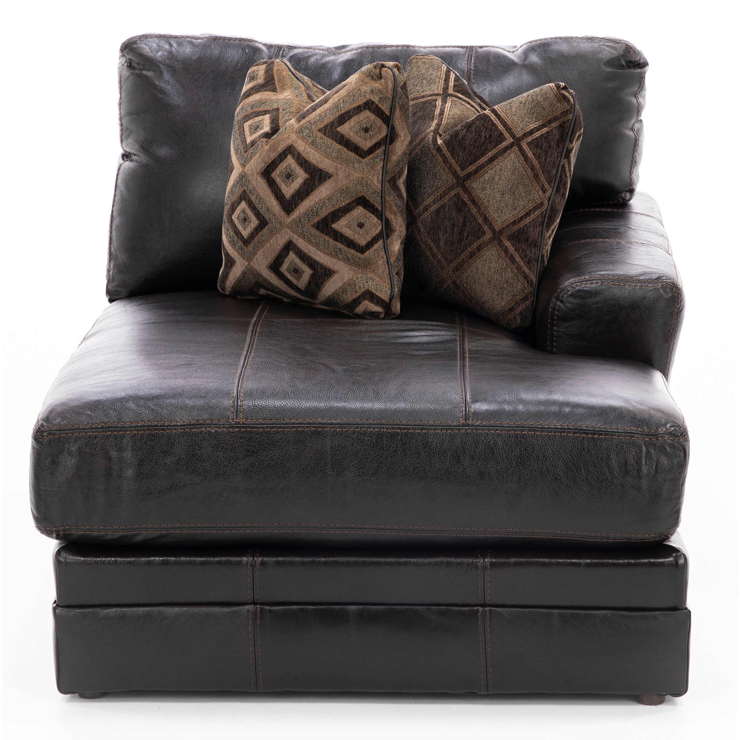 Camden 2-Pc. Leather Sectional with Chaise