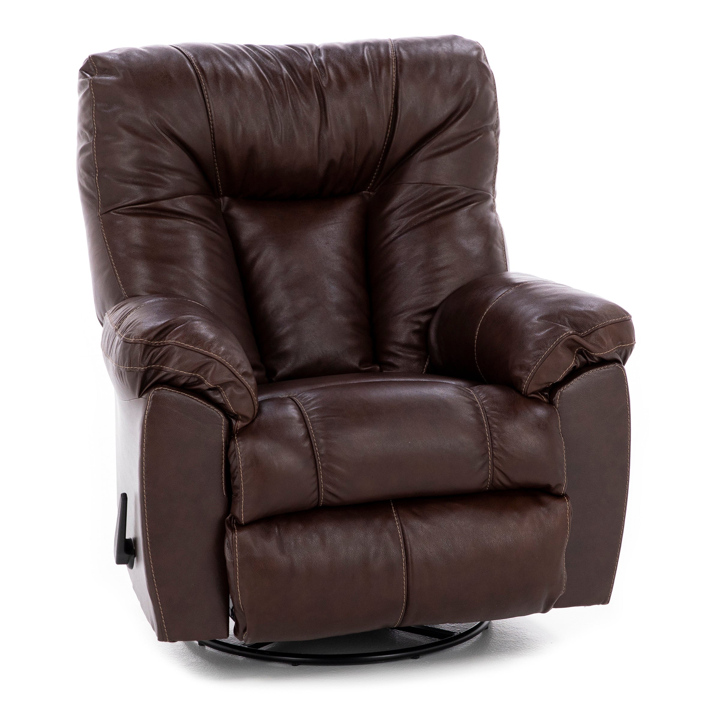 Geoff Leather Swivel Rocker Recliner
