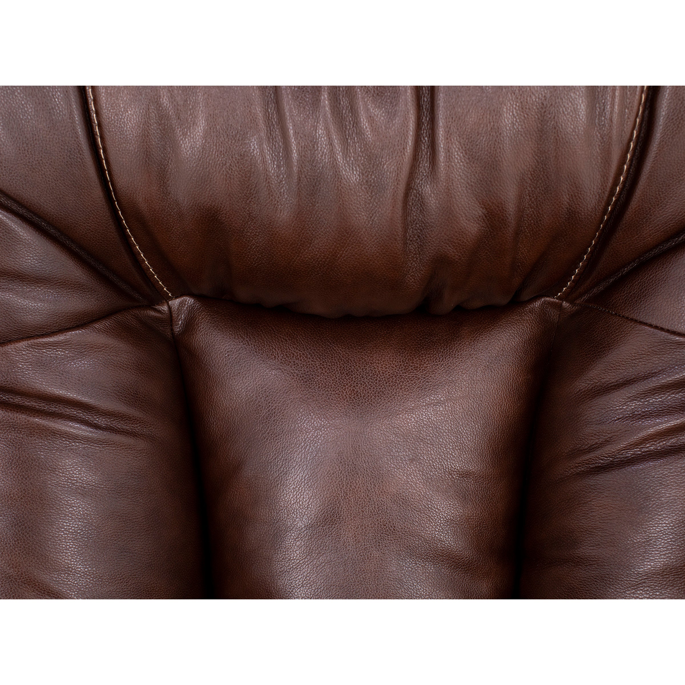Geoff Leather Swivel Rocker Recliner