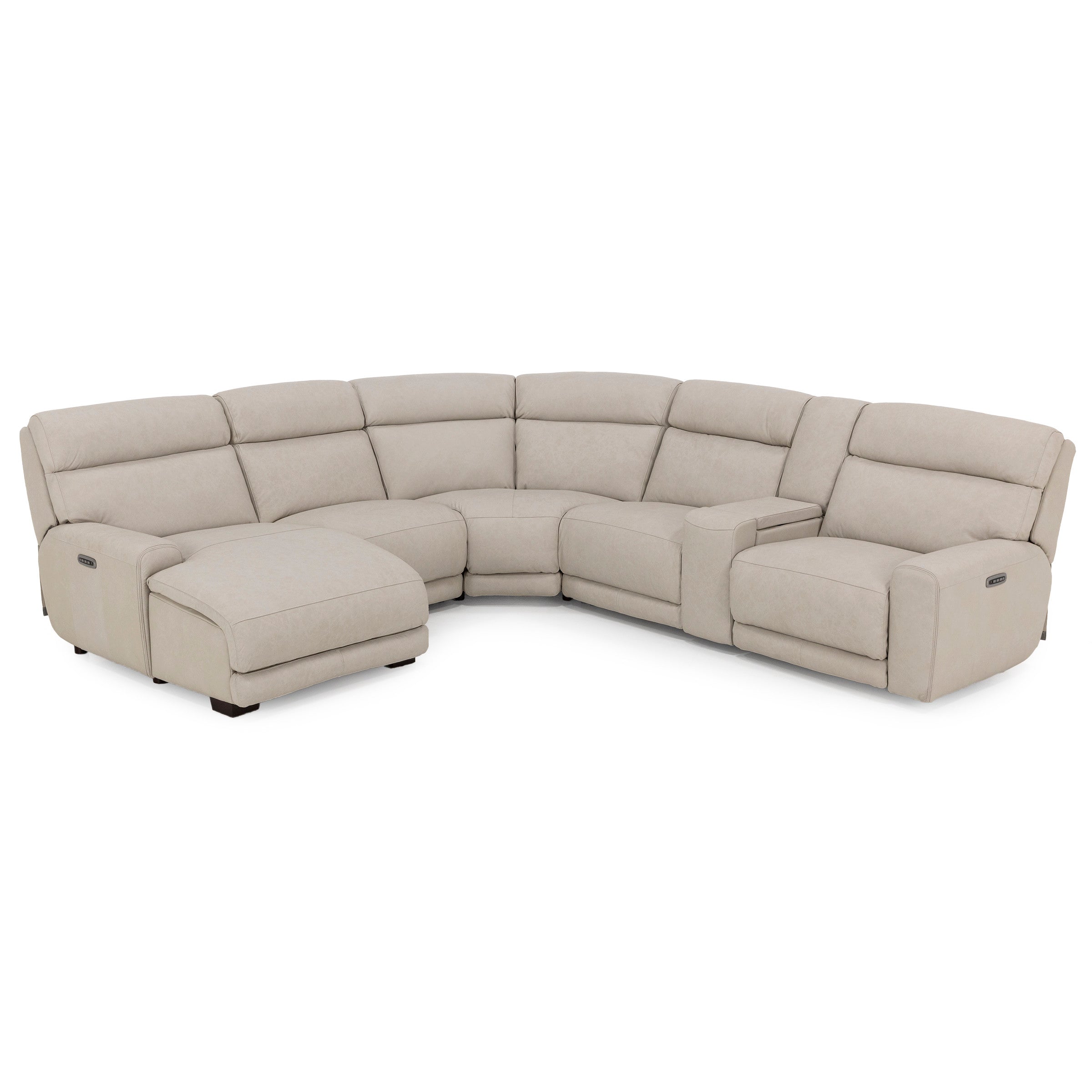 Morrow 6-Pc. Leather Fully Loaded Zero Gravity Reclining Modular