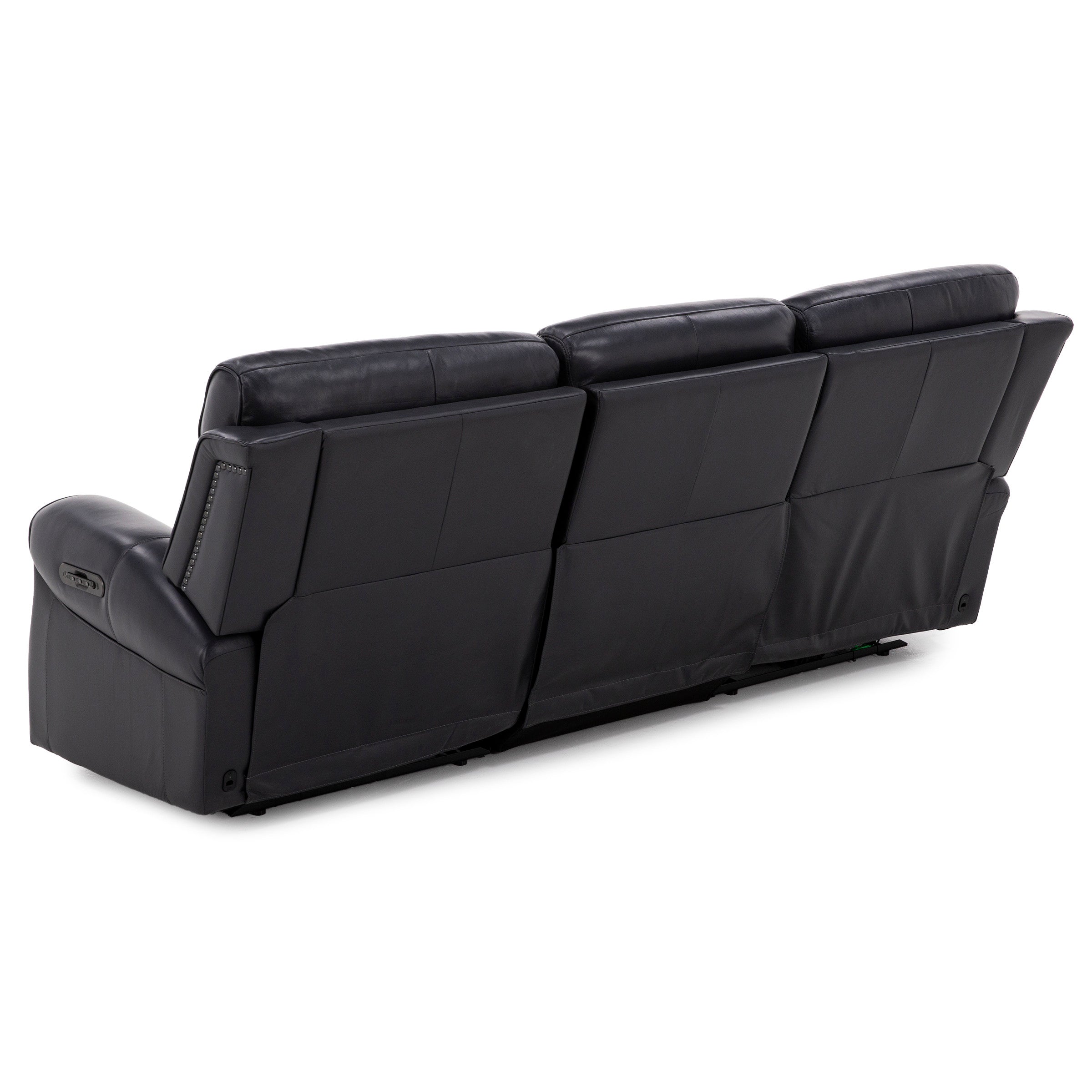 Kinston 3-Pc. Leather Fully Loaded Zero Gravity Reclining Sofa With Heat And Massage