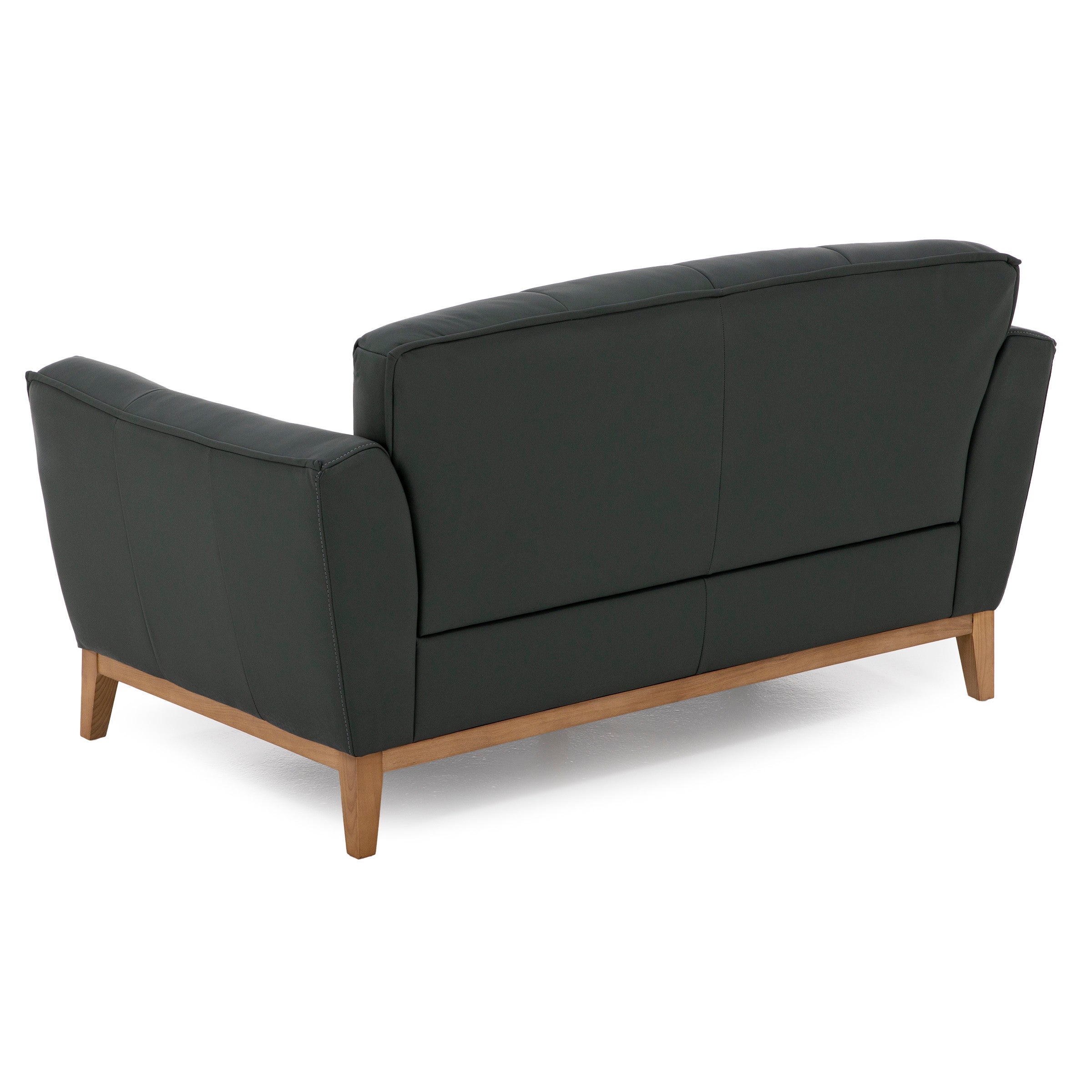Rose Leather Loveseat
