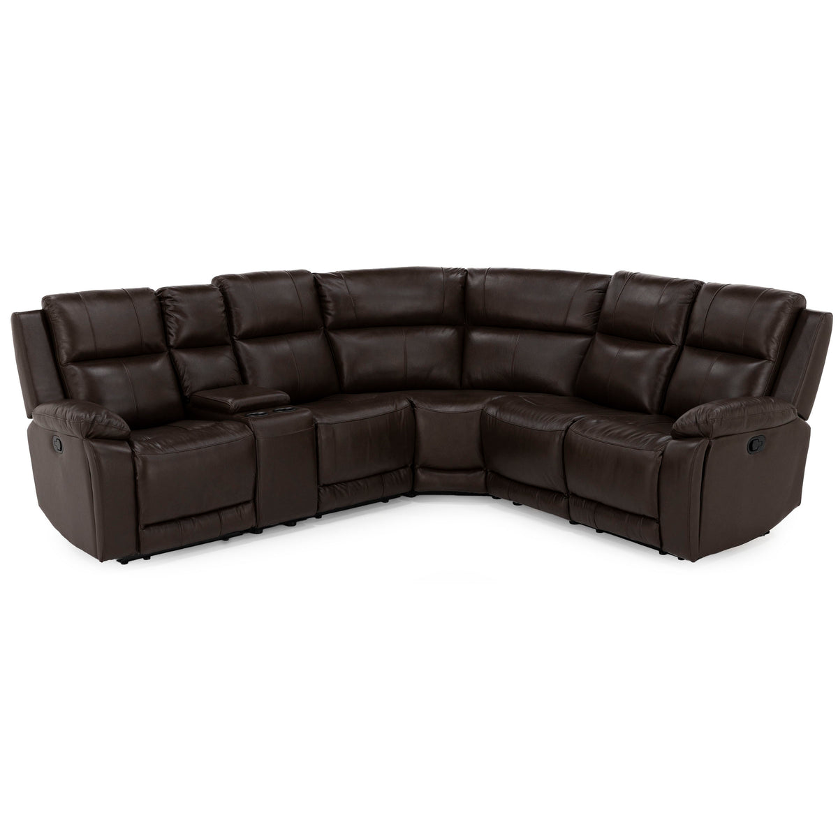 Palace 6-Pc. Leather Reclining Modular