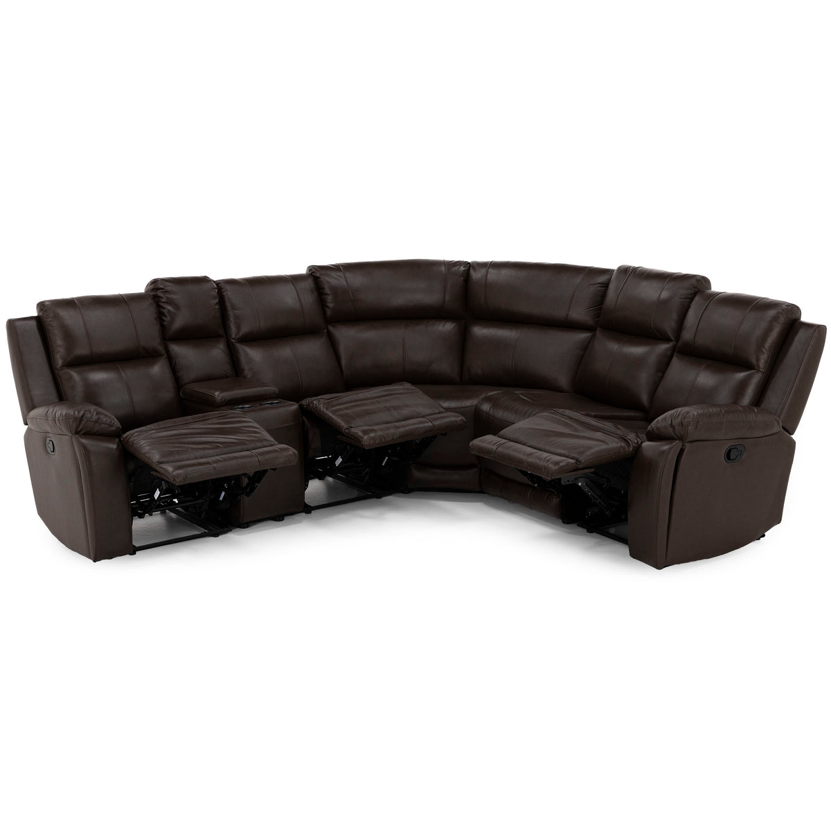 Palace 6-Pc. Leather Reclining Modular