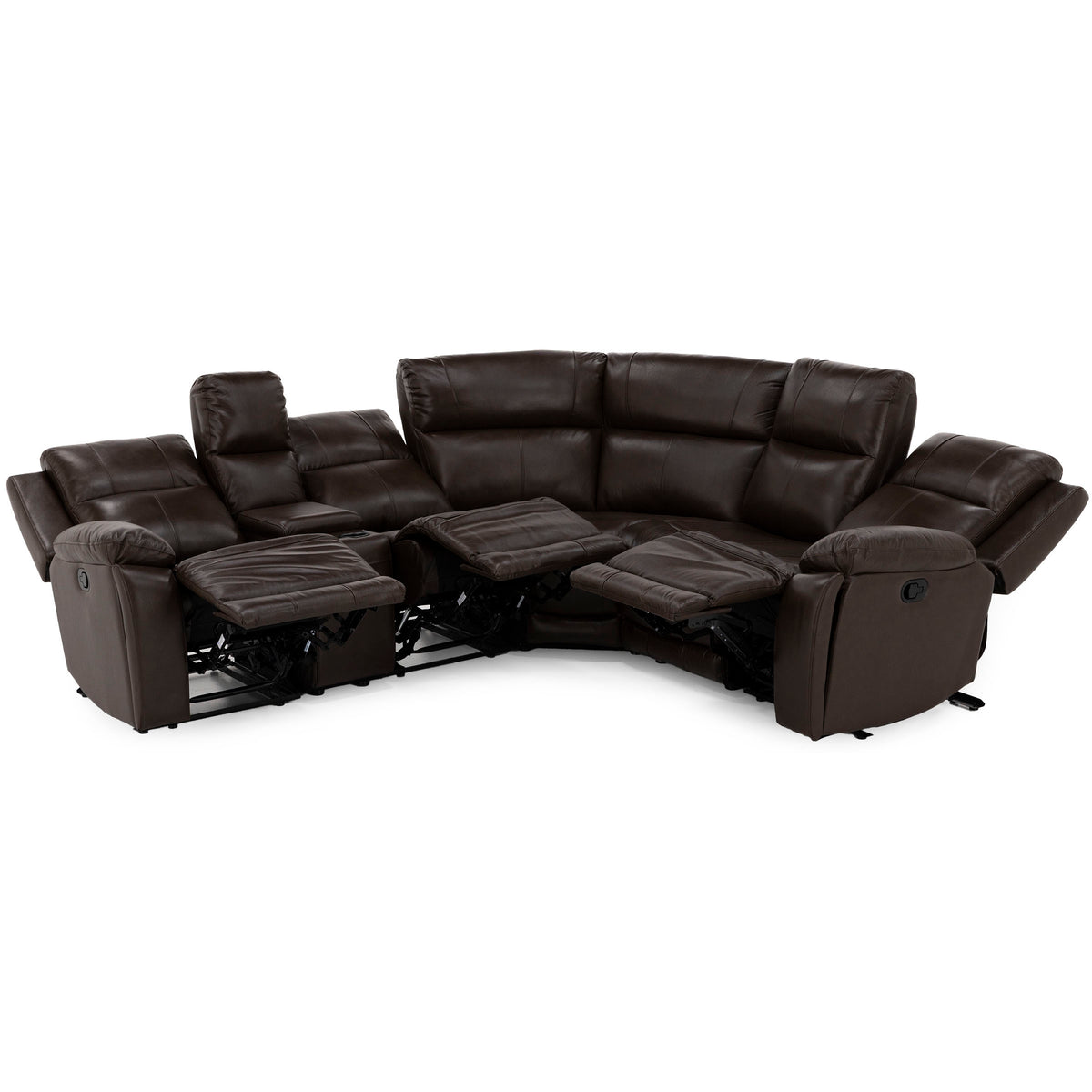 Palace 6-Pc. Leather Reclining Modular