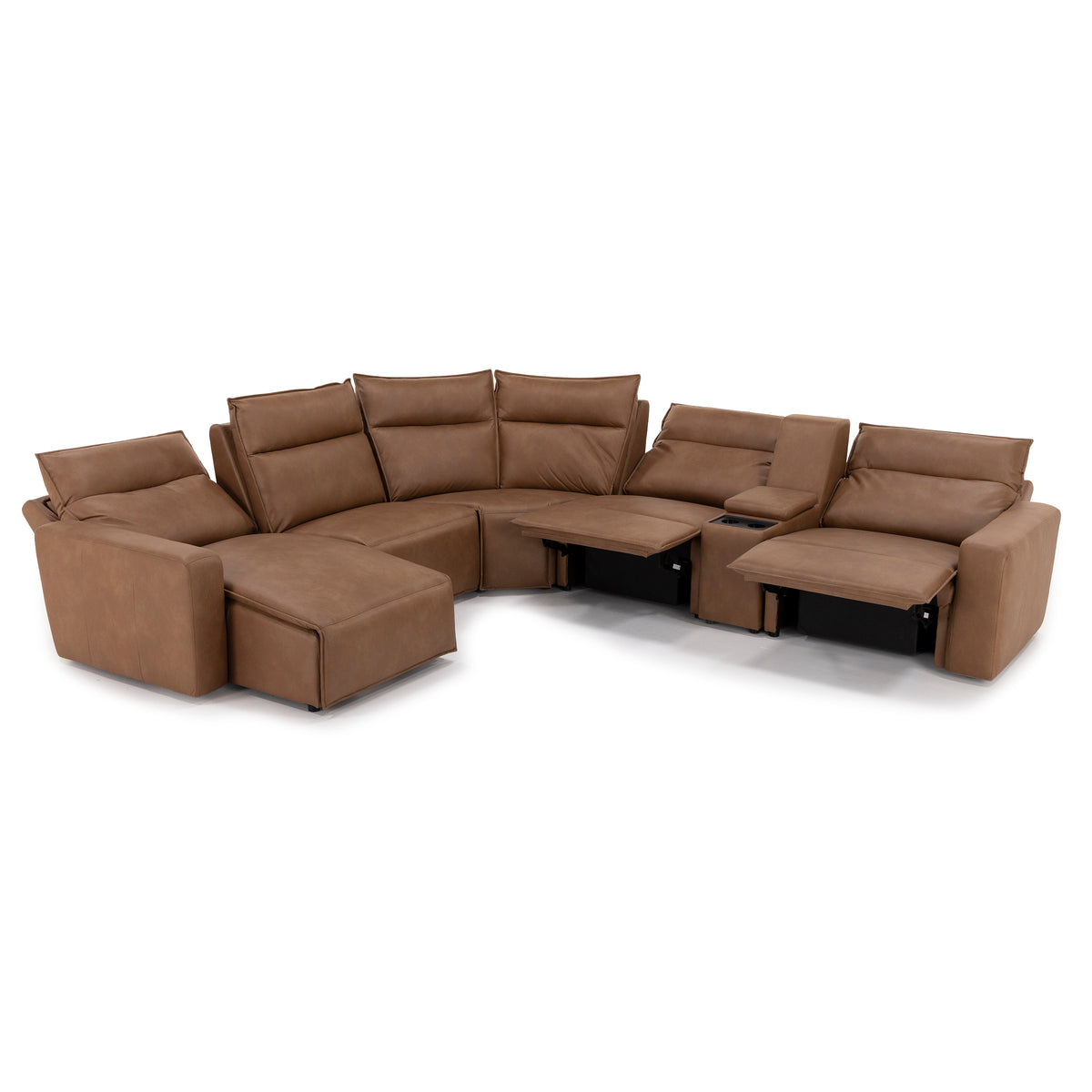 Direct Designs Reinvent Your Space 6-Pc. Power Headrest Reclining Modular