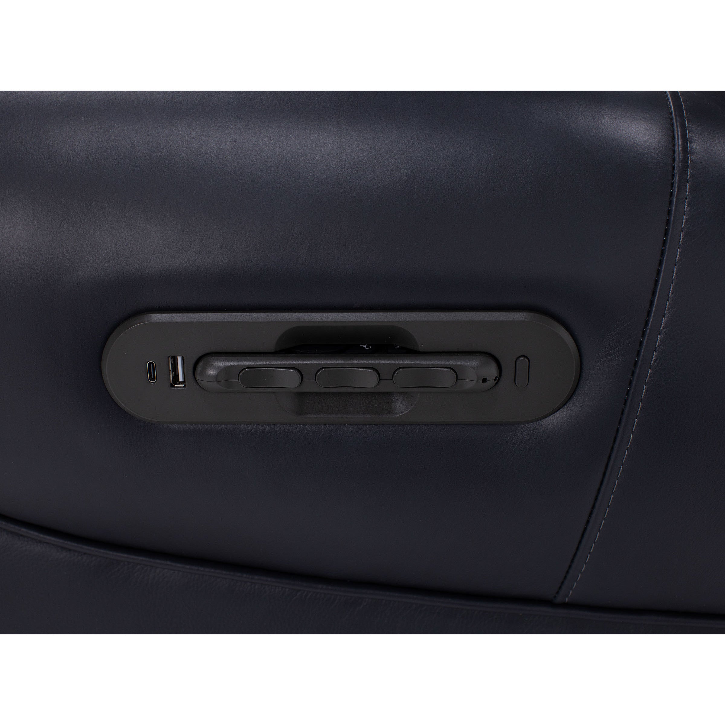 Kinston 5-Pc. Leather Fully Loaded Zero Gravity Reclining Modular With Heat And Massage