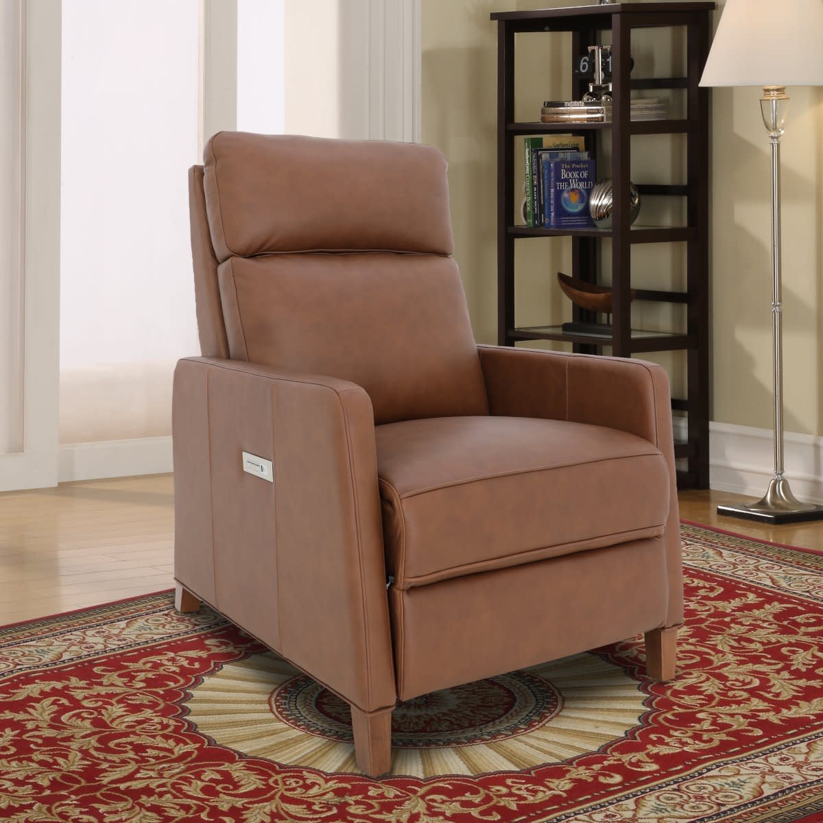 Jaime Leather Fully Loaded Zero Gravity High Leg Recliner