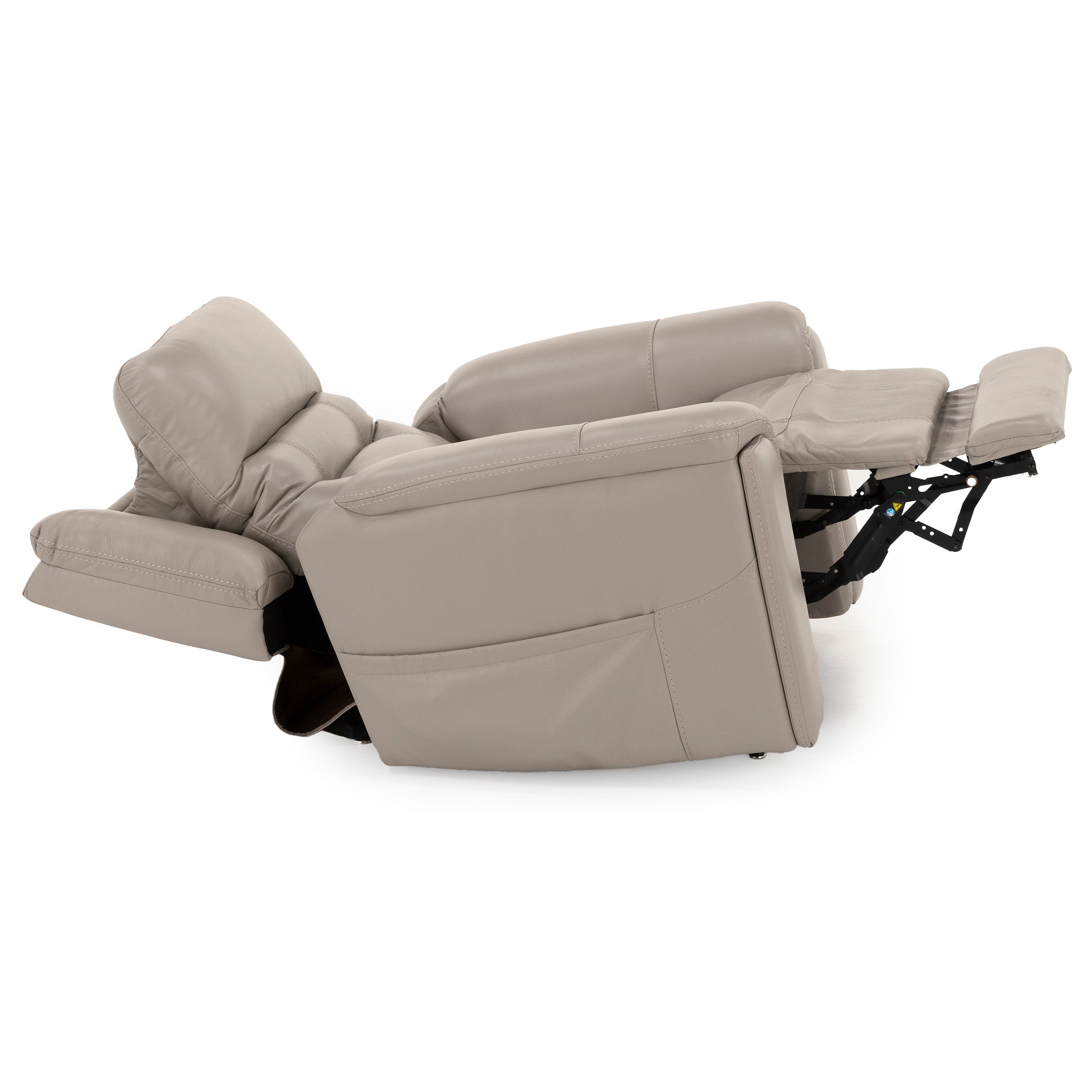 Quinn Leather Fully Loaded Lift Chair With Heat And Hidden Cupholders (FDA Class II Medical Device)