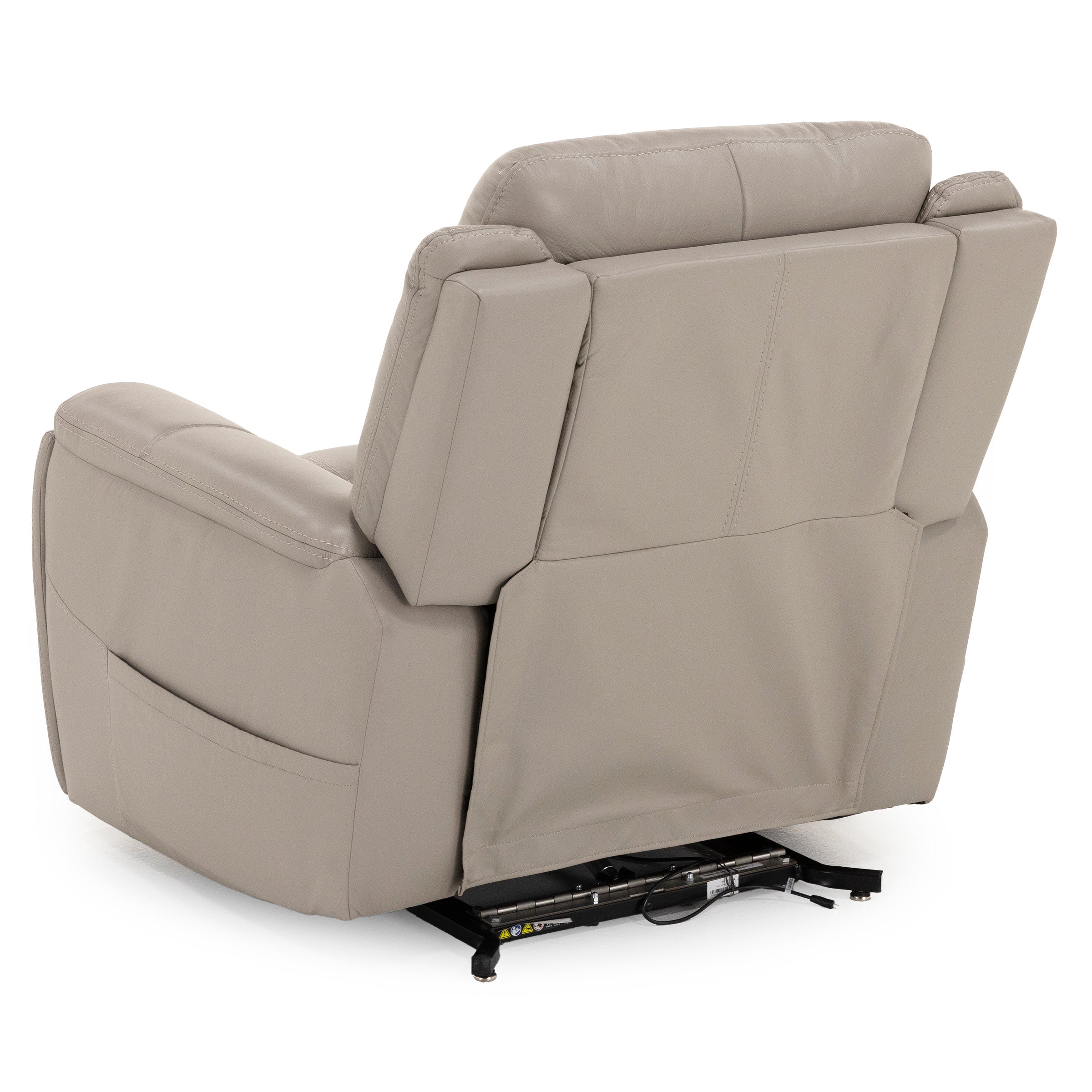 Quinn Leather Fully Loaded Lift Chair With Heat And Hidden Cupholders (FDA Class II Medical Device)