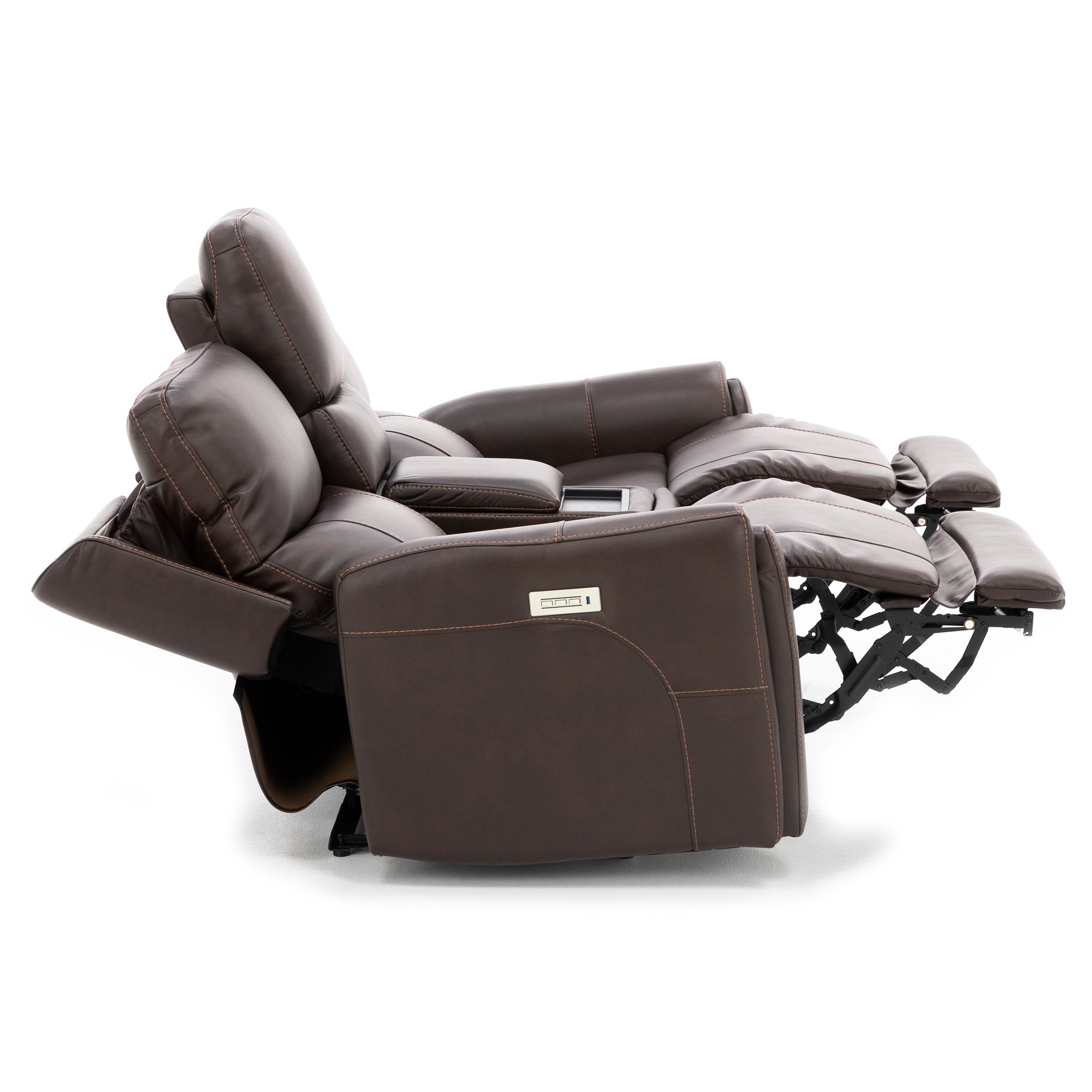 Capriccio Fully Loaded Reclining Console Loveseat