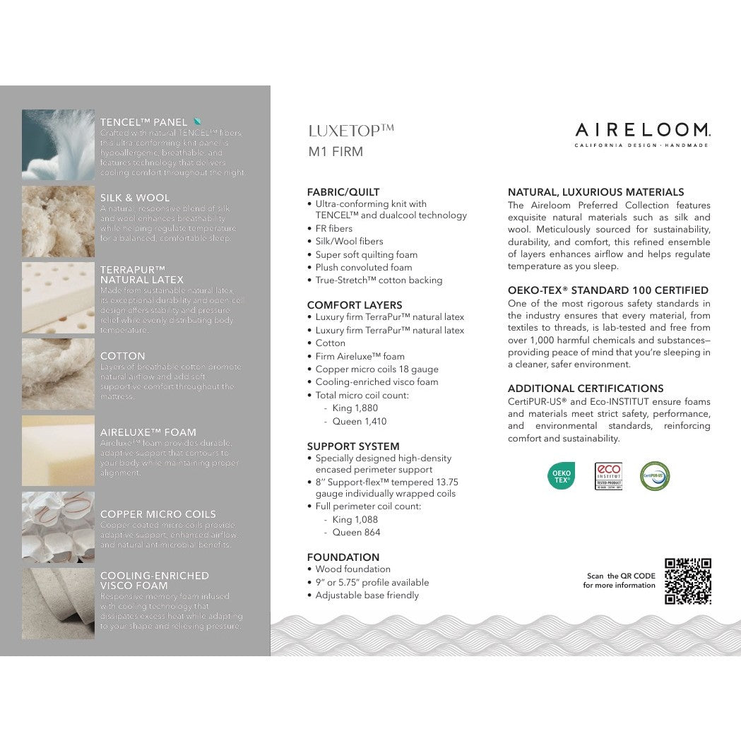 2026 Edition Aireloom Luxetop M2 Firm