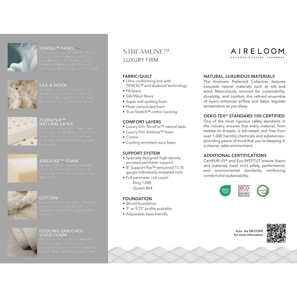 2026 Edition Aireloom Streamline Luxury Firm