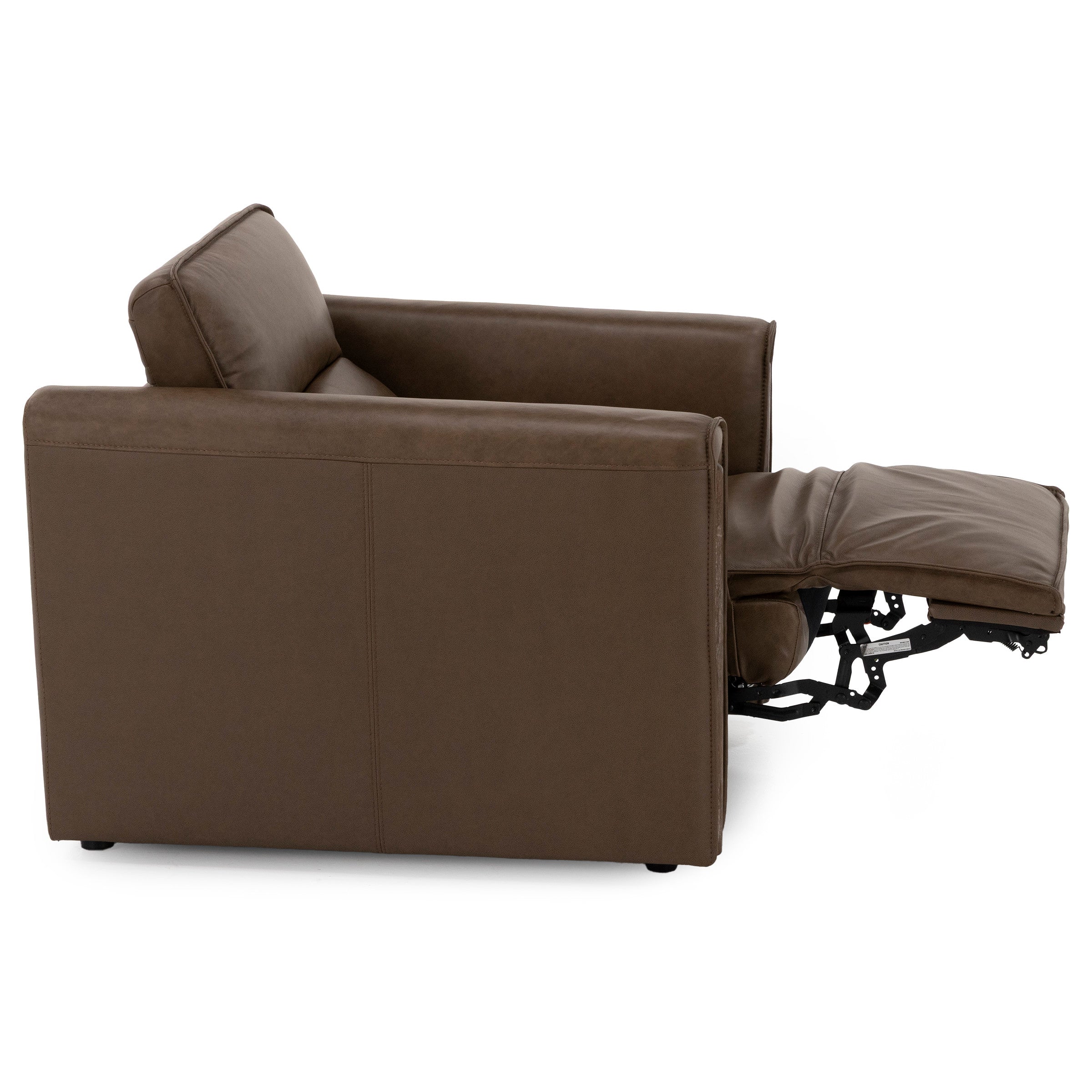 Dallas Leather Power Headrest Wall Saver Recliner in Portobello