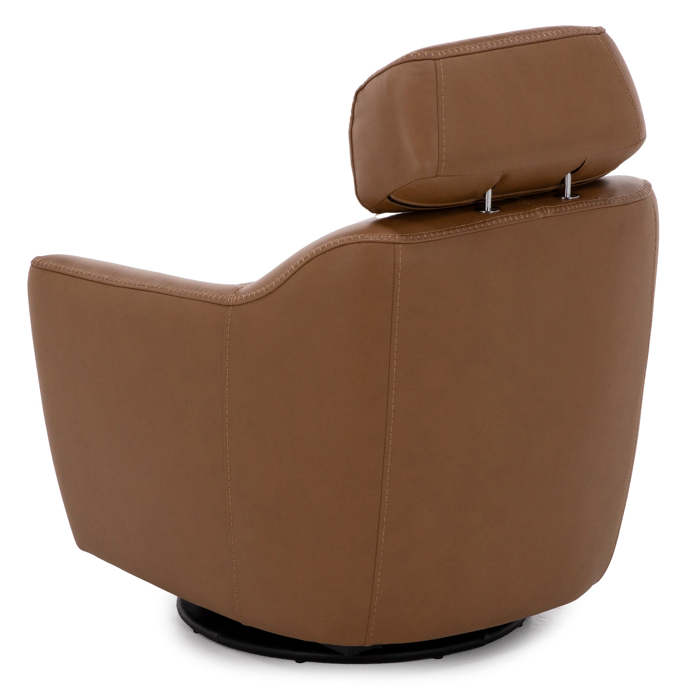 Walker Leather Power Swivel Recliner