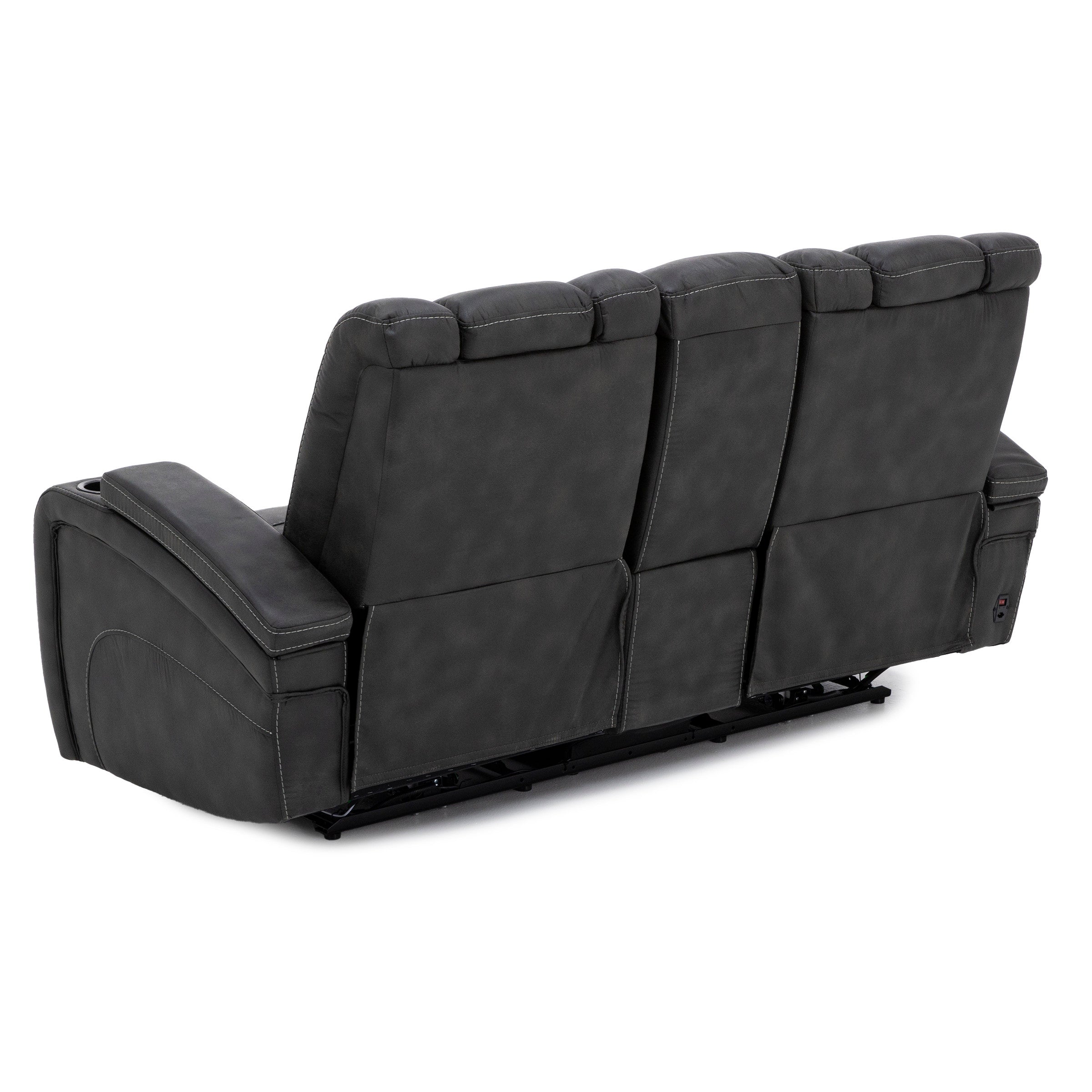 Dakota Power Headrest Zero Gravity Reclining Console Loveseat
